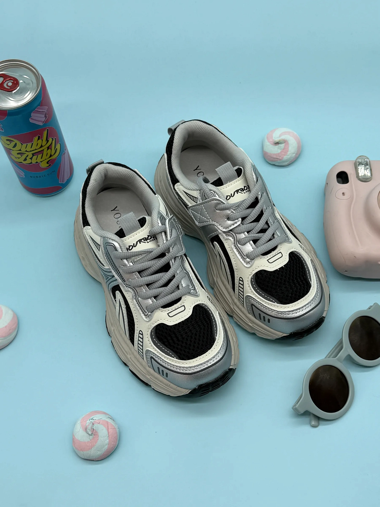 Демисезонные кроссовки детские на платформе