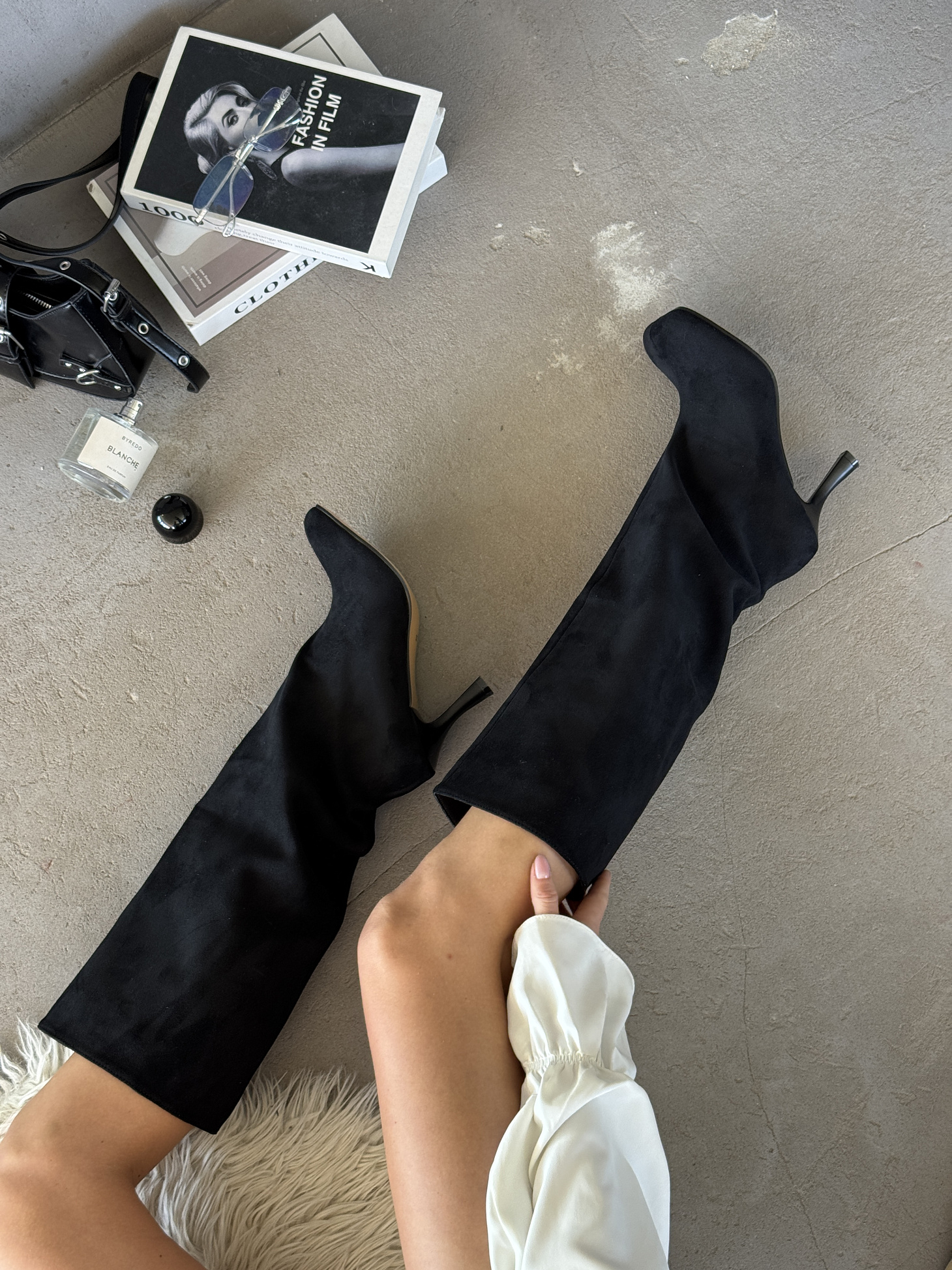 Сапоги женские текстиль