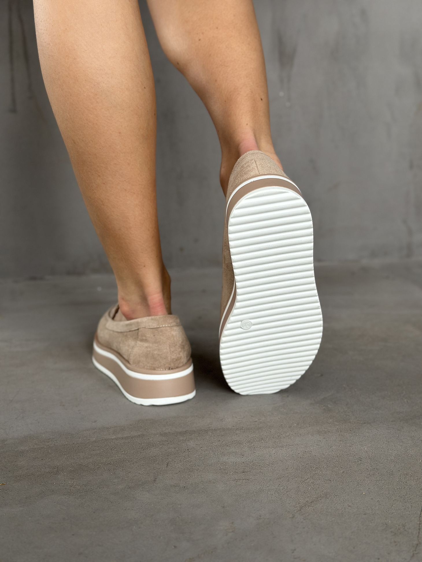 Лоферы женские текстиль