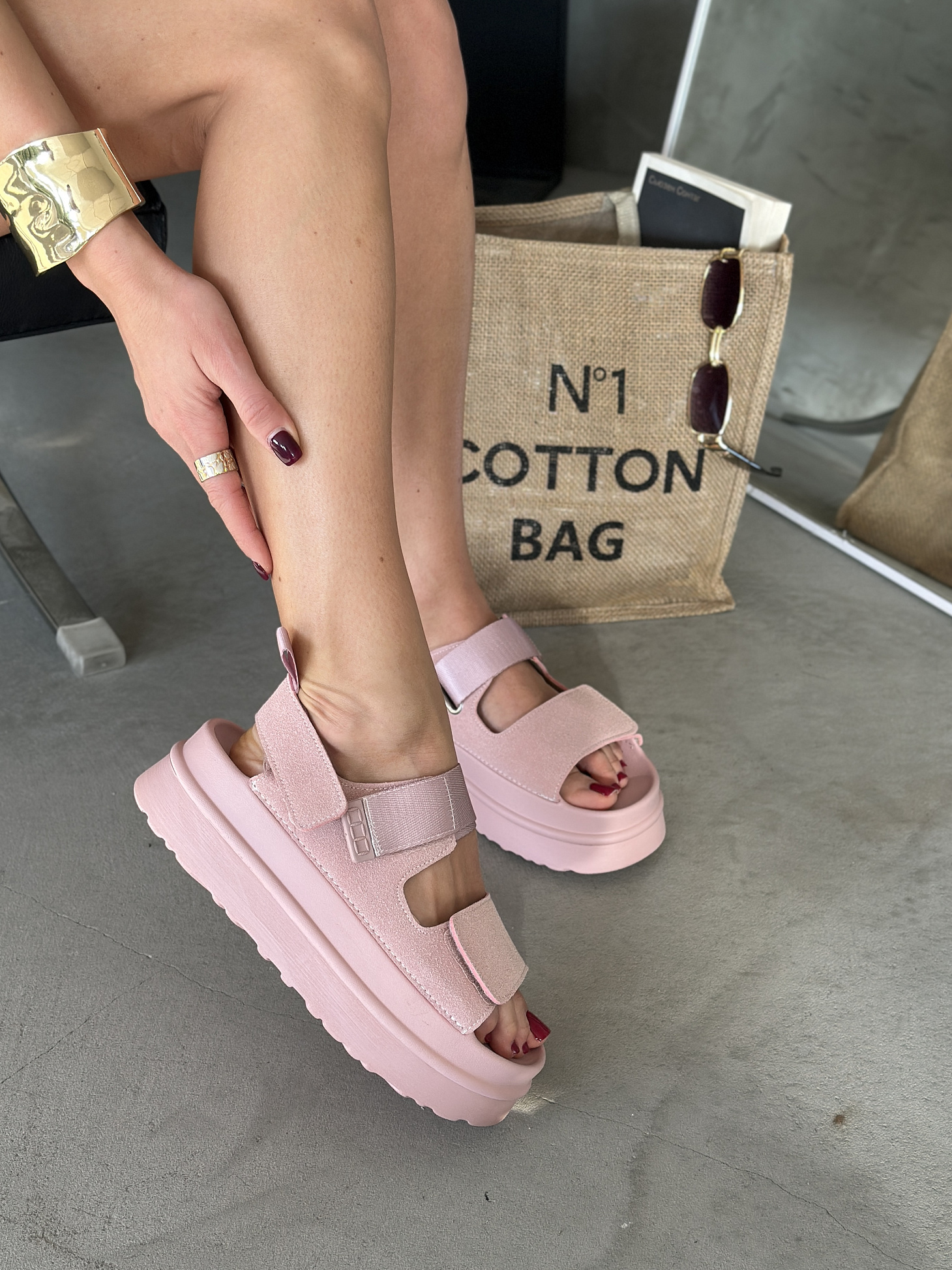 Босоножки женские экокожа