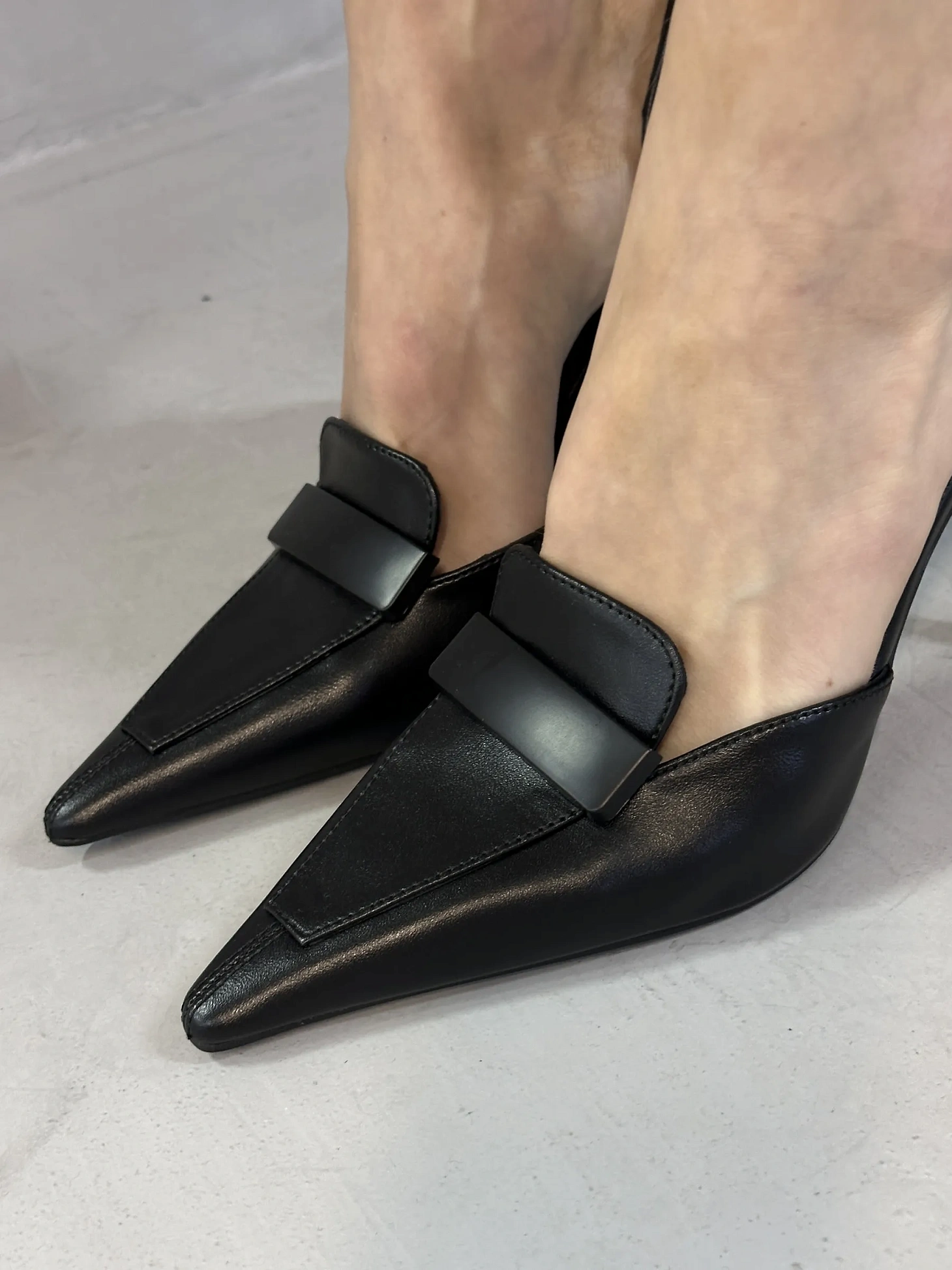 Туфли на каблуке лодочки