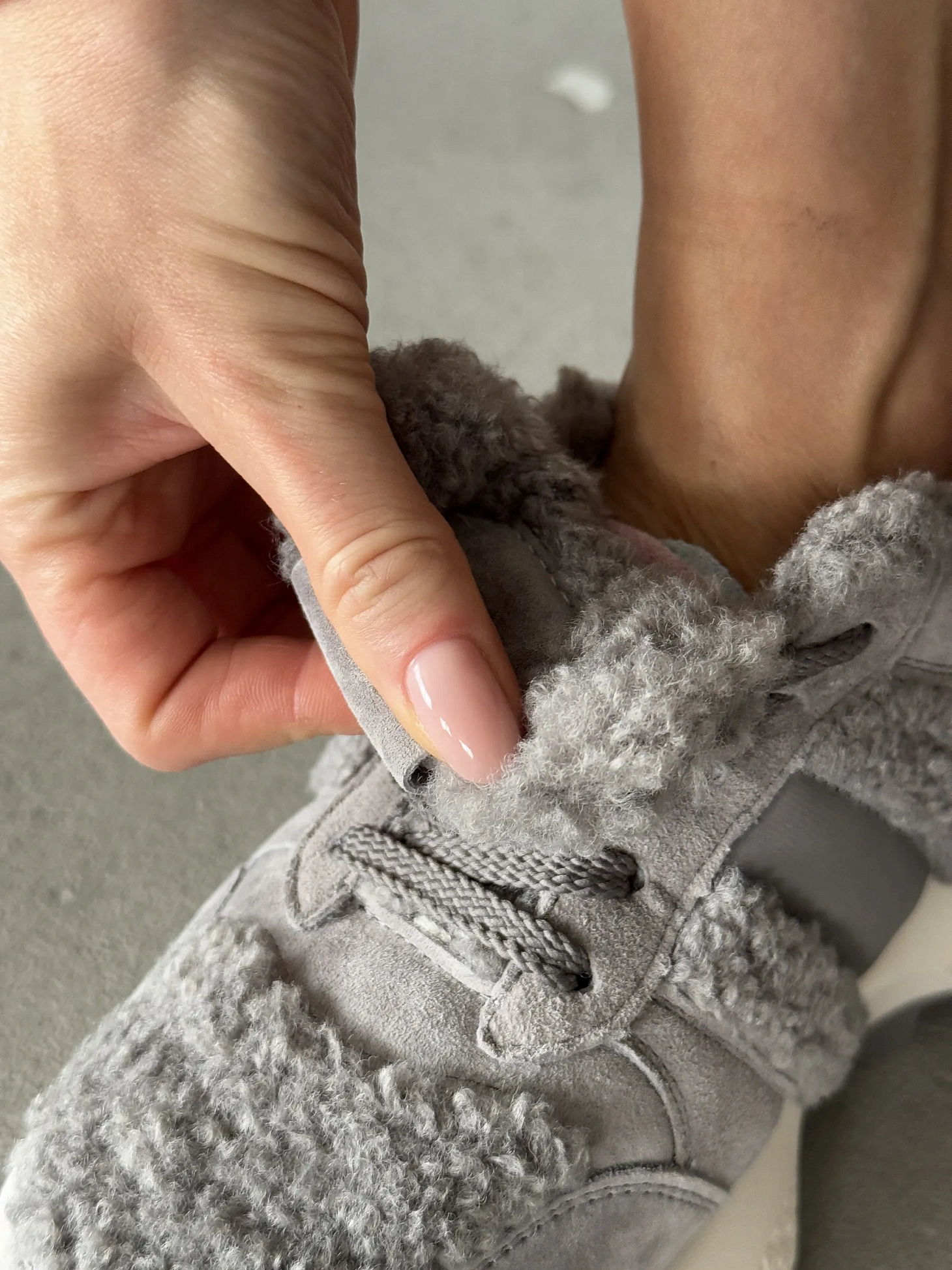 Кроссовки женские натуральная замша шерсть