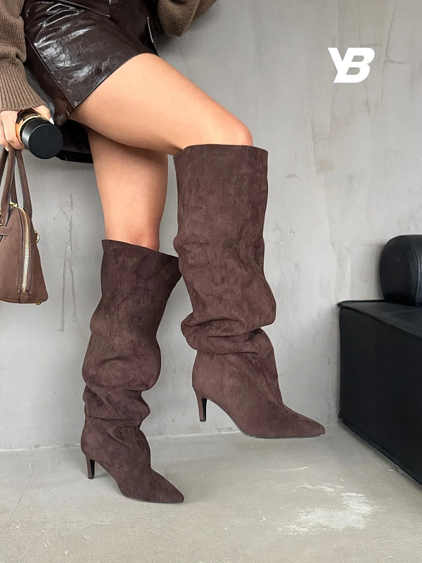 Сапоги женские текстиль