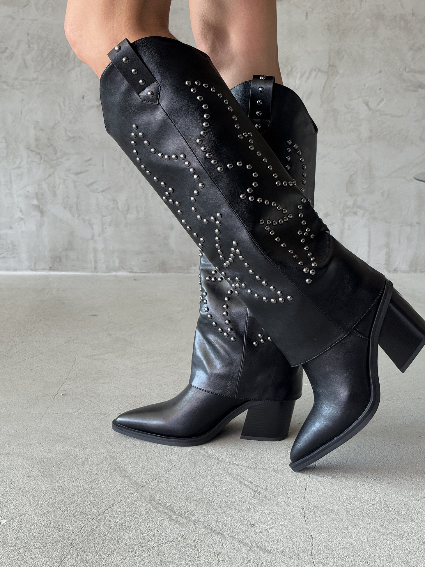 Сапоги-трансформеры женские экокожа