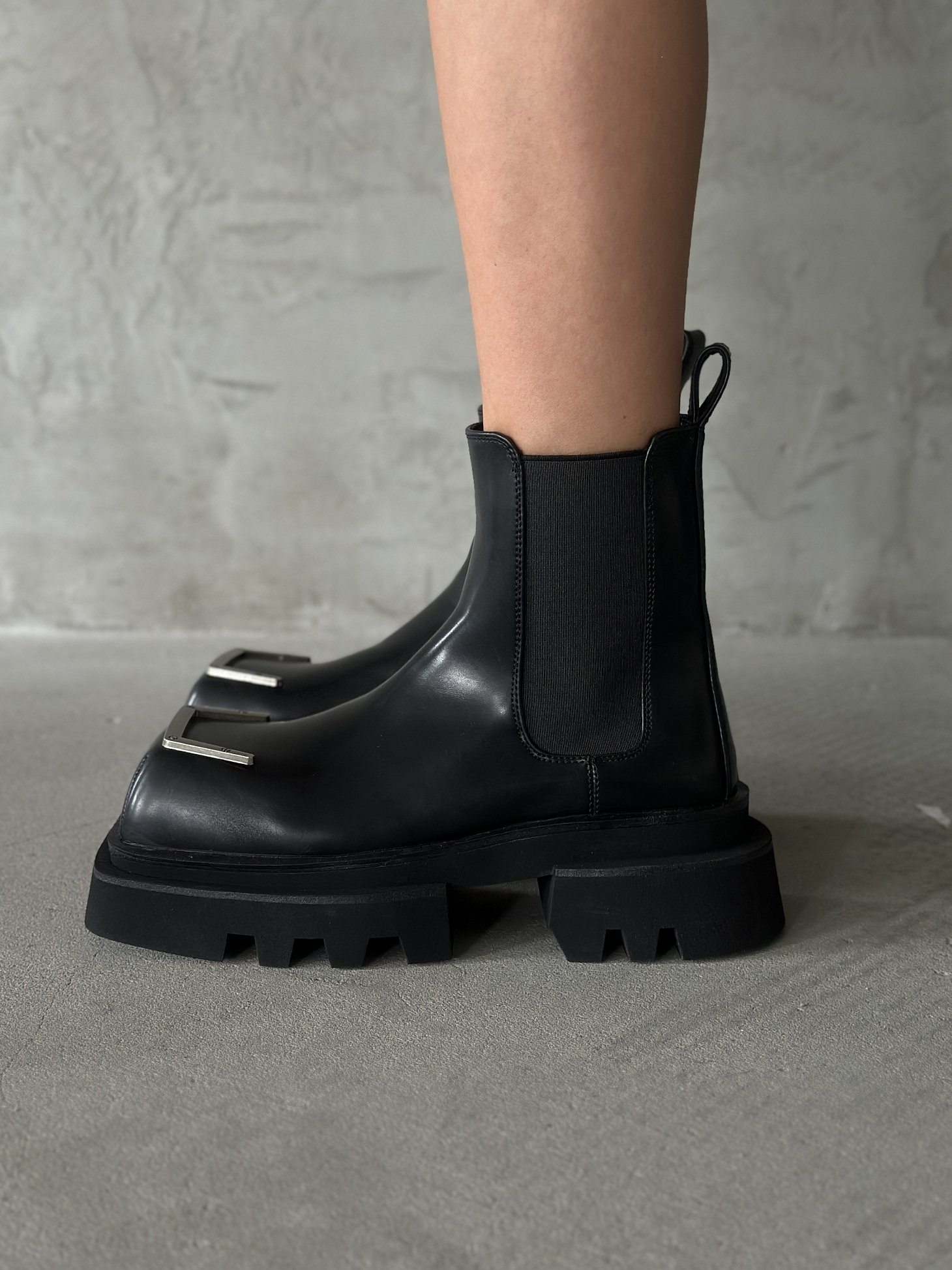 Ботинки женские экокожа