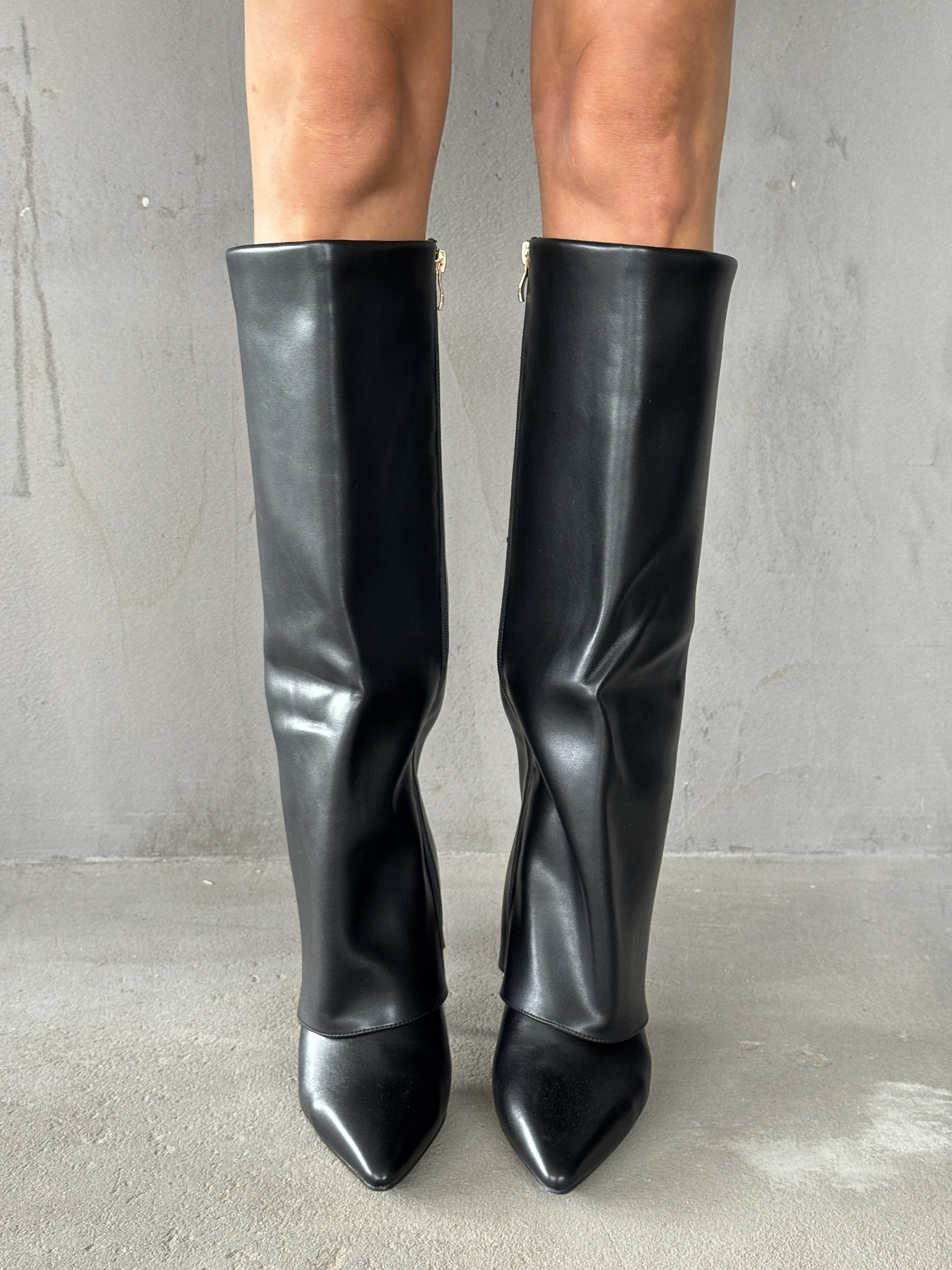 Сапоги женские экокожа