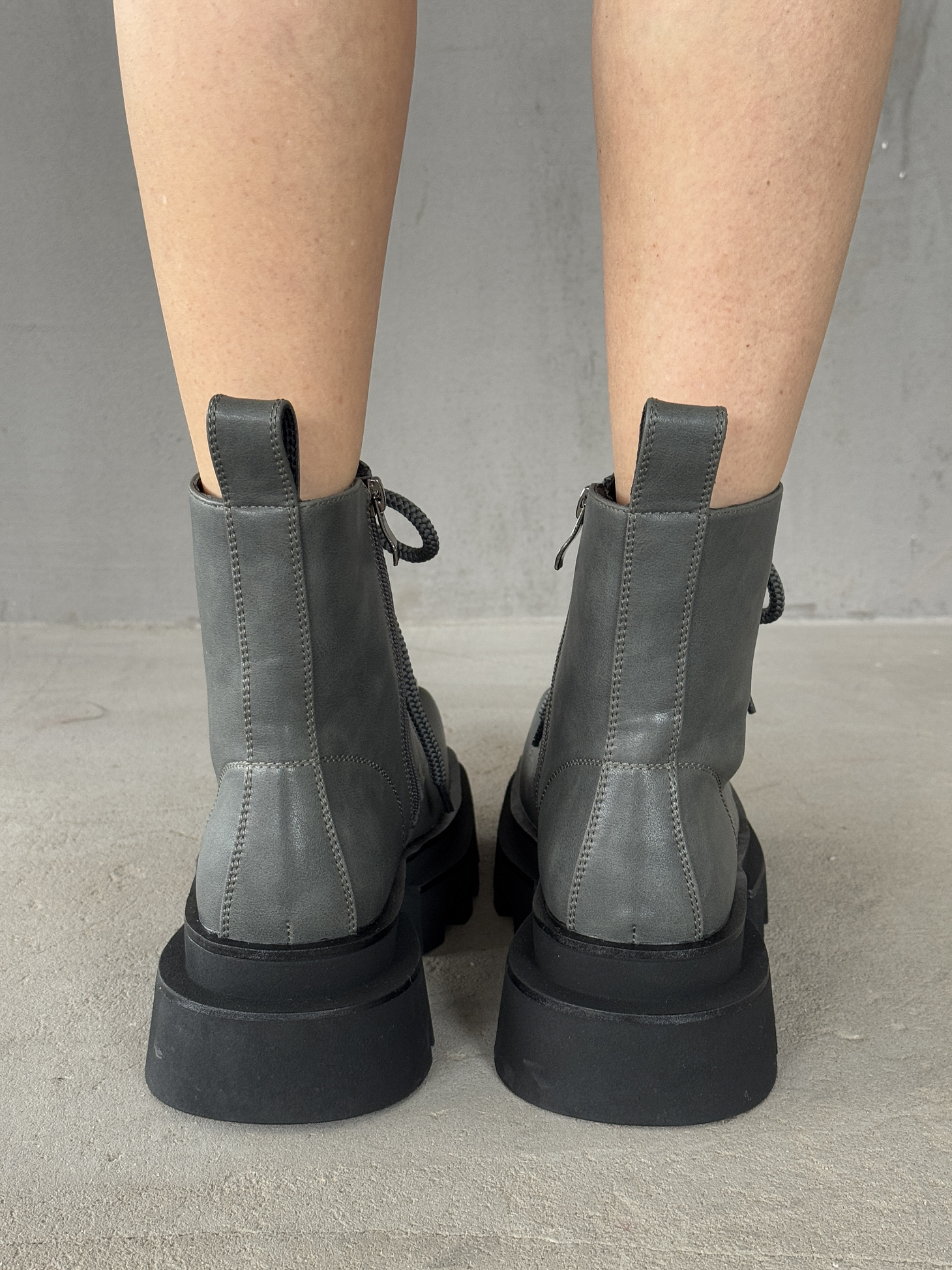 Ботинки женские экокожа