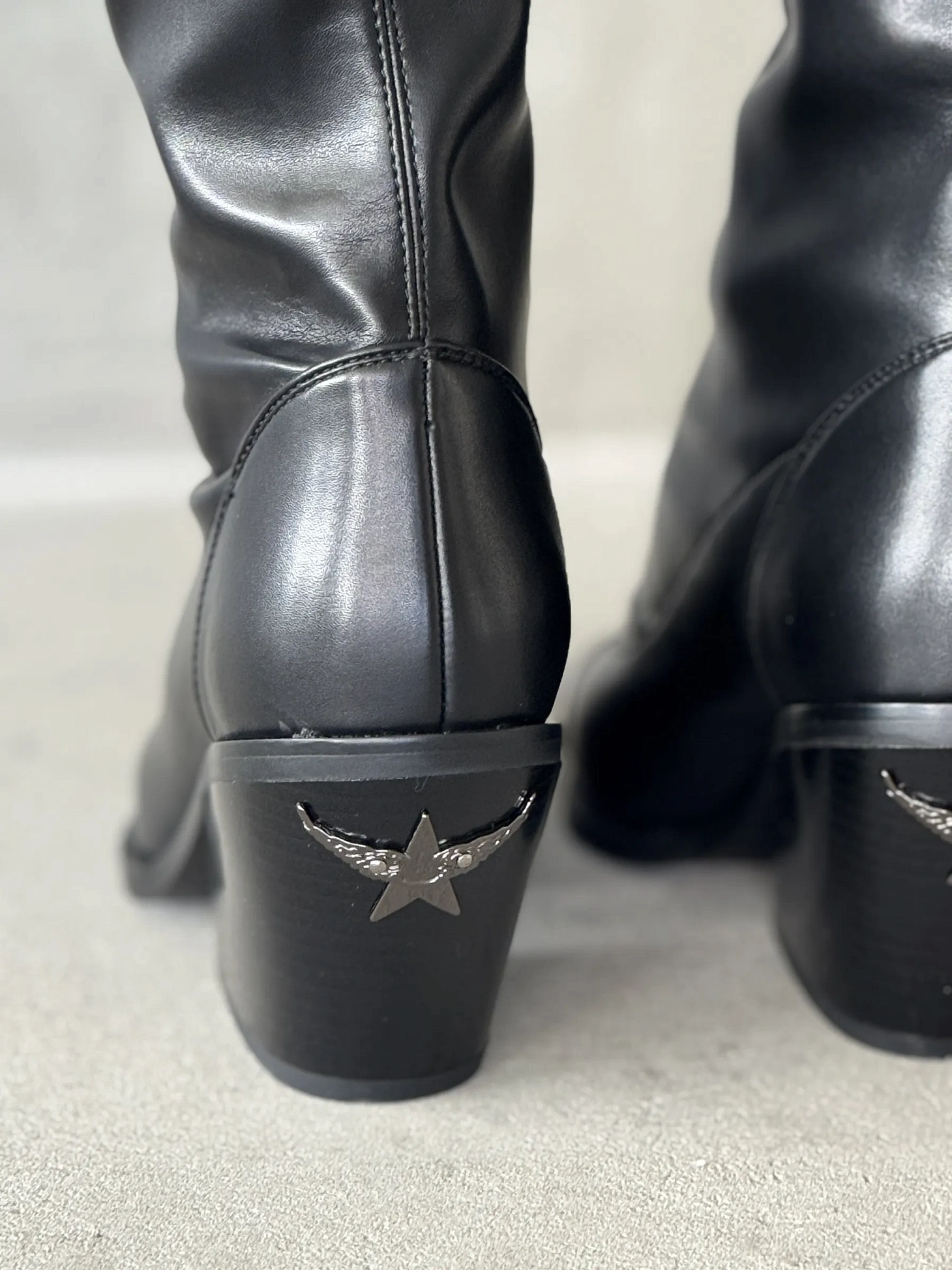 Ботфорты женские экокожа