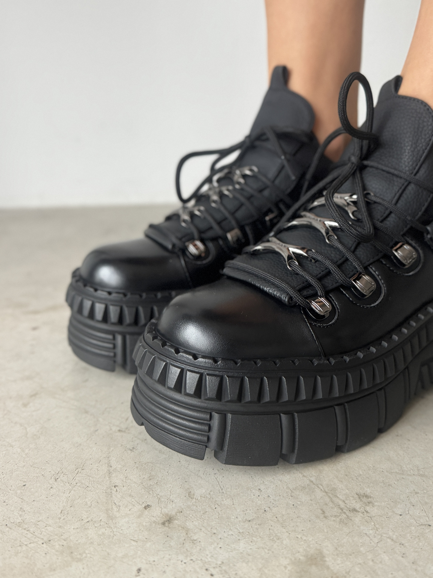 Ботинки женские экокожа