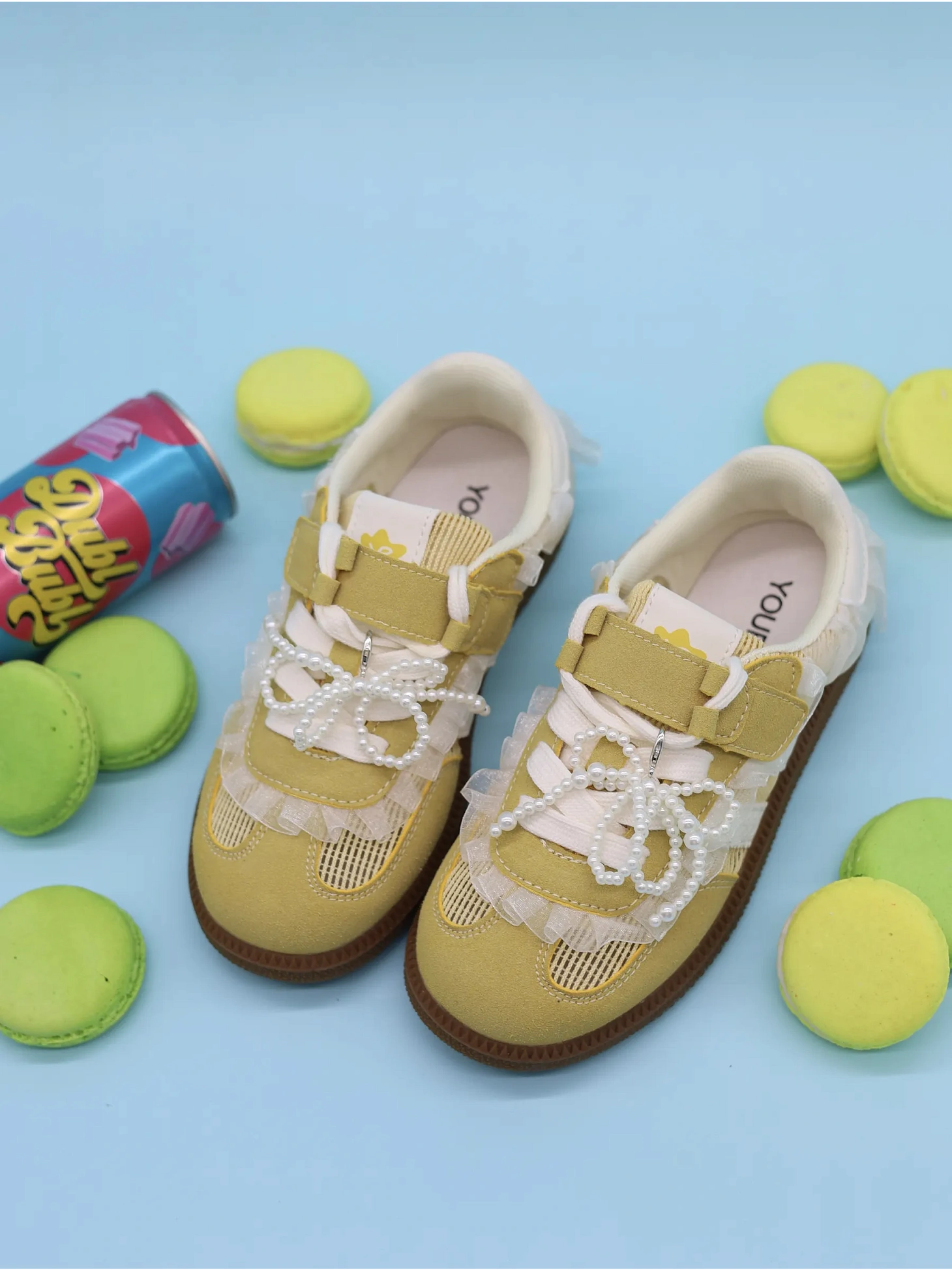 Демисезонные кроссовки детские на платформе