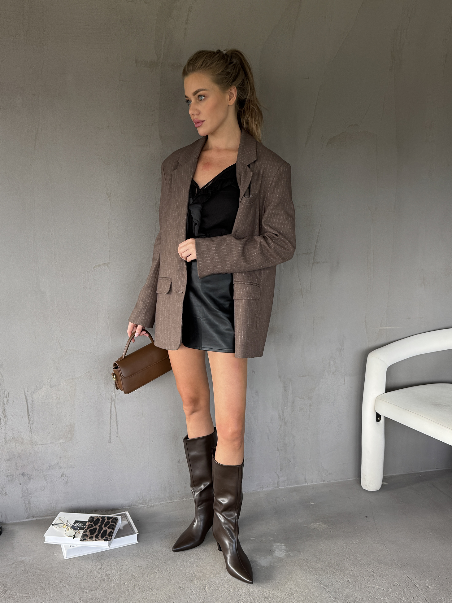 Сапоги женские экокожа