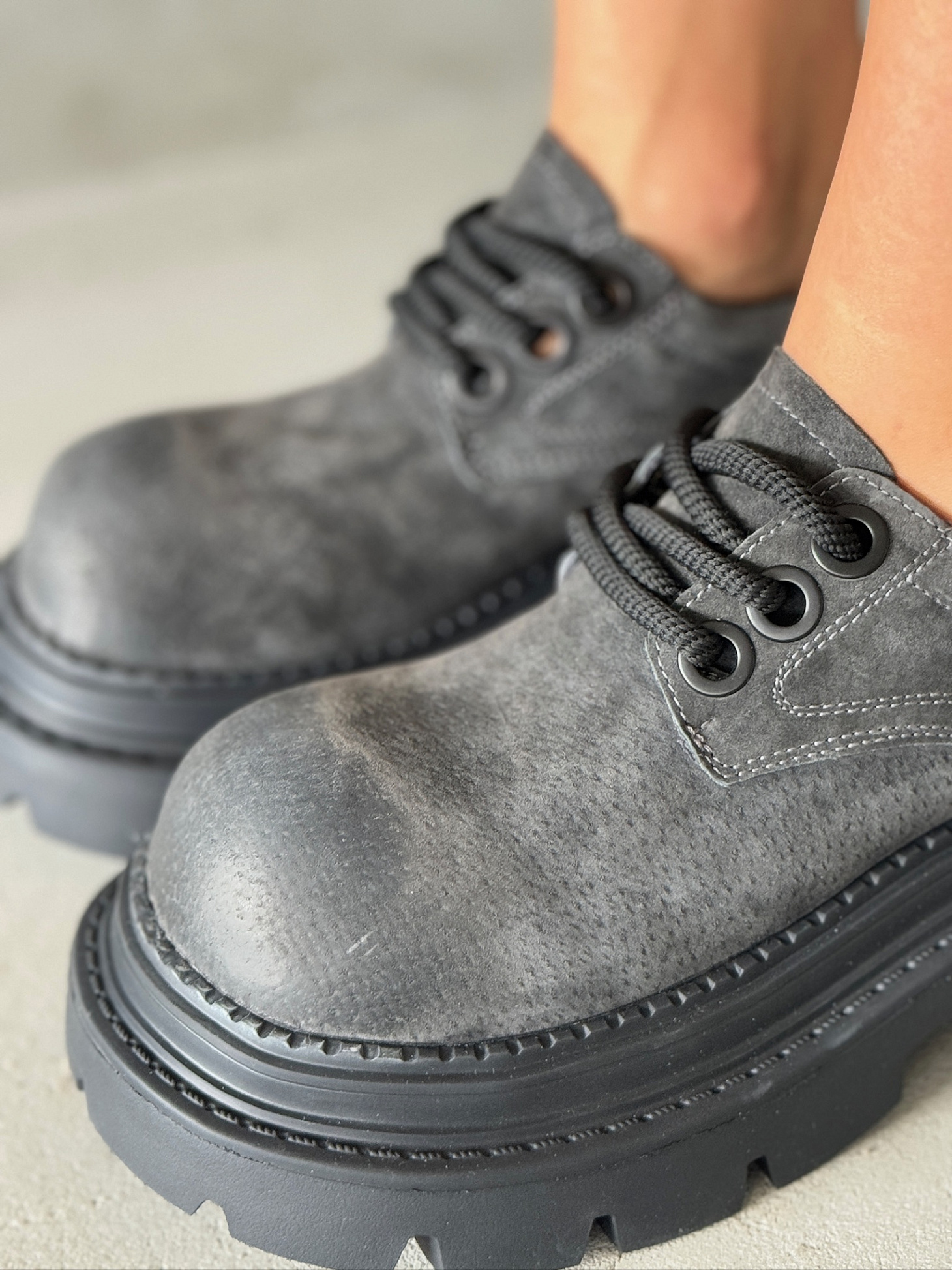 Ботинки женские натуральная замша