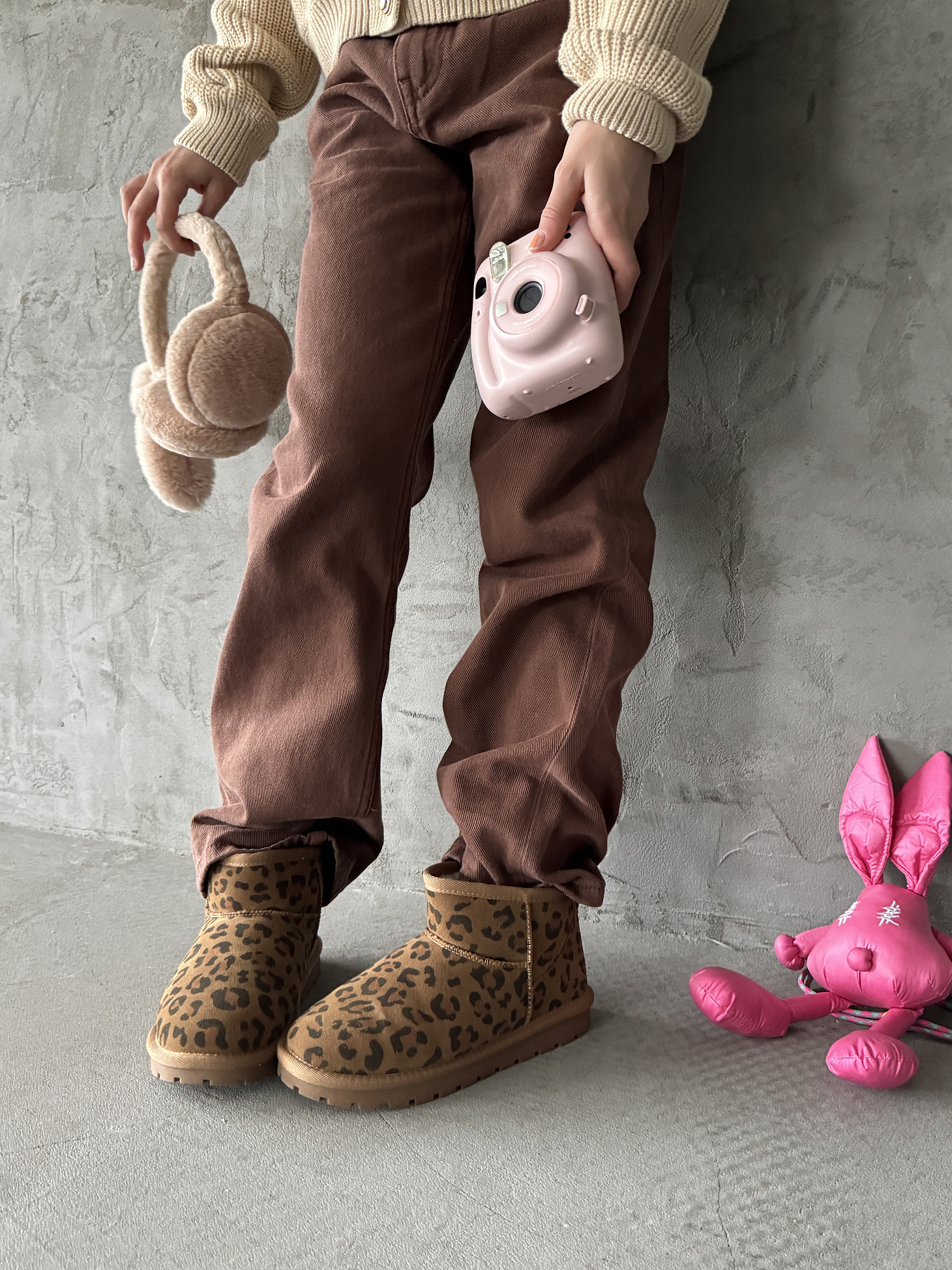 Угги детские экозамша шерсть