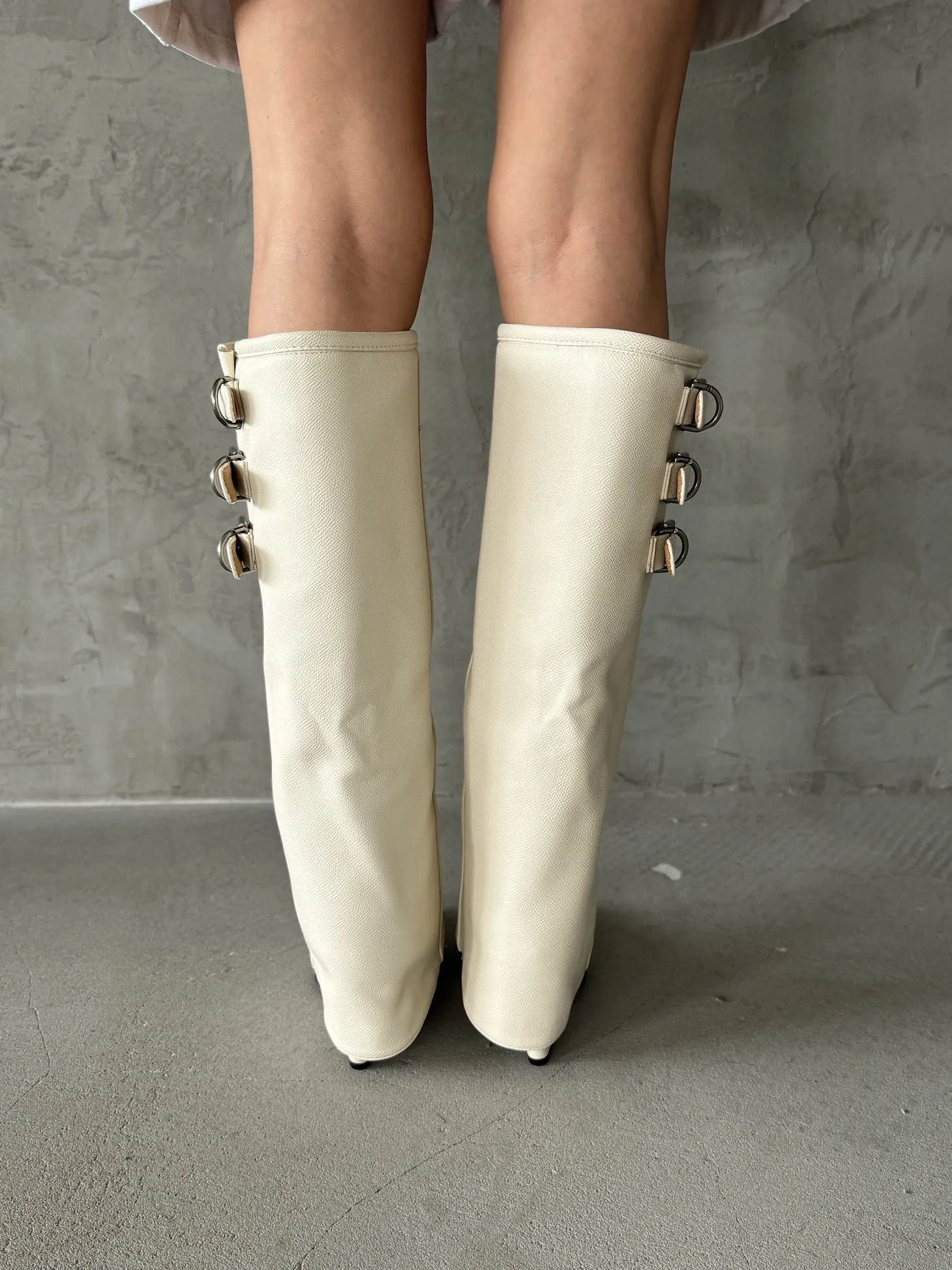 Сапоги женские экокожа