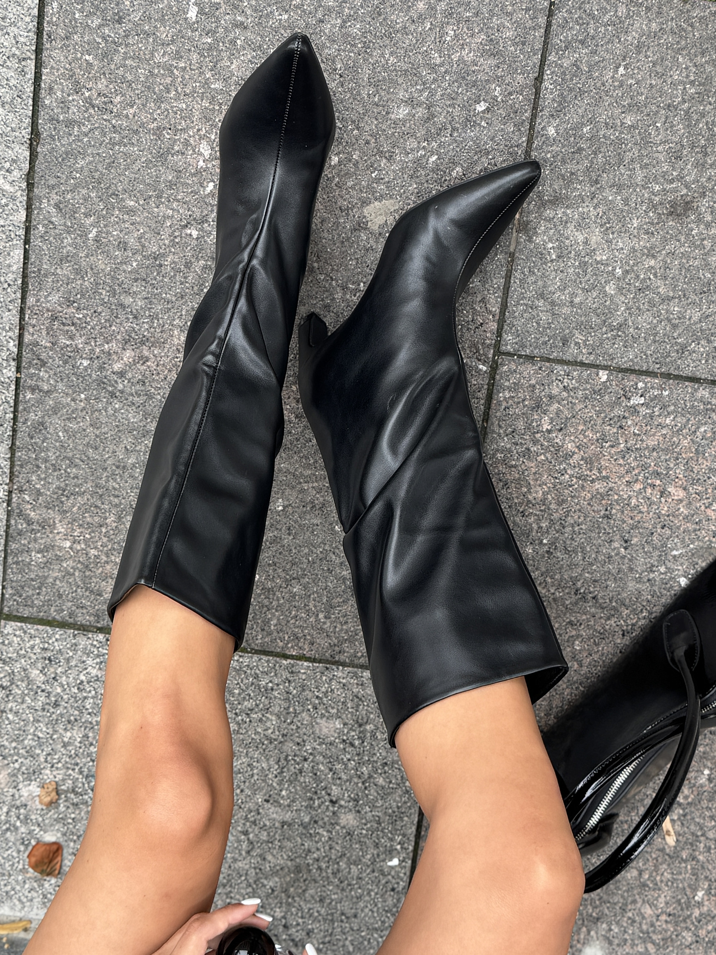 Сапоги женские экокожа