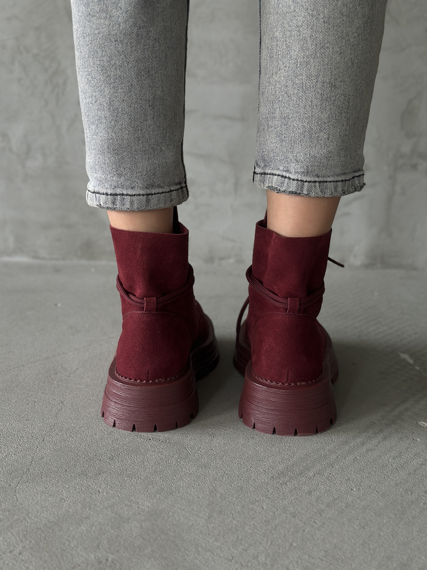 Ботинки женские натуральная замша