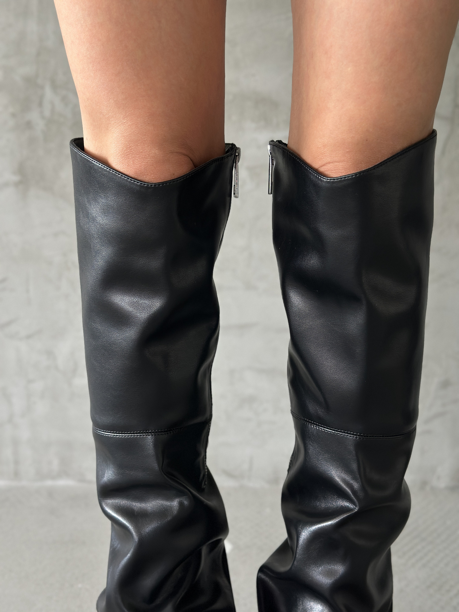 Ботфорты-трансформеры женские экокожа