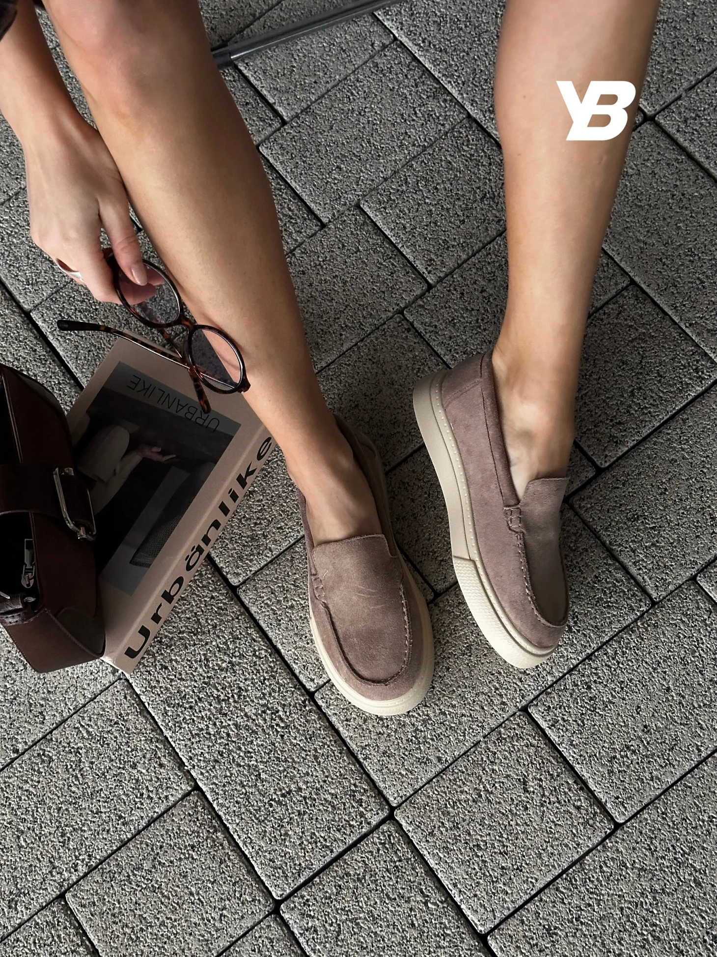 Лоферы на платформе высокой подошве