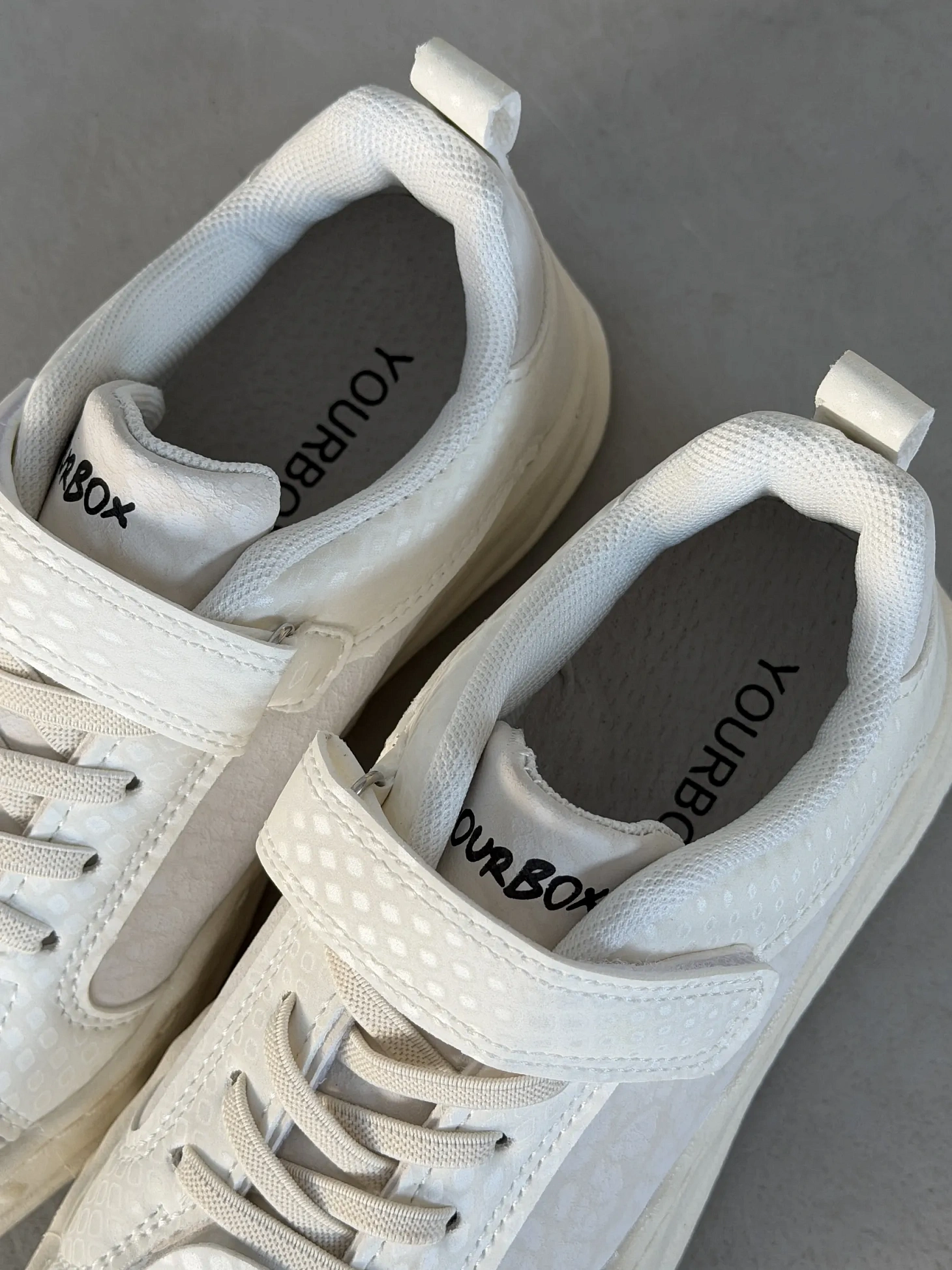 Кеды детские на платформе с липучками