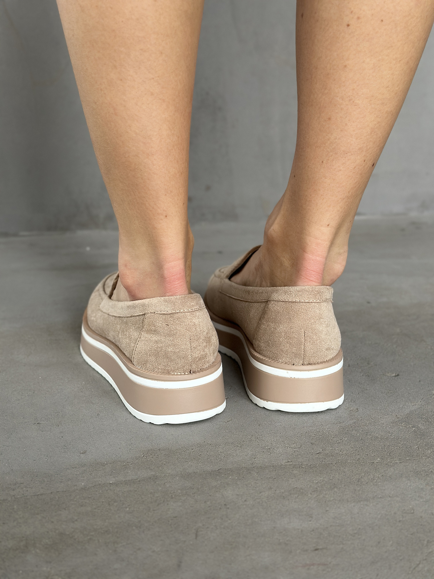 Лоферы женские текстиль