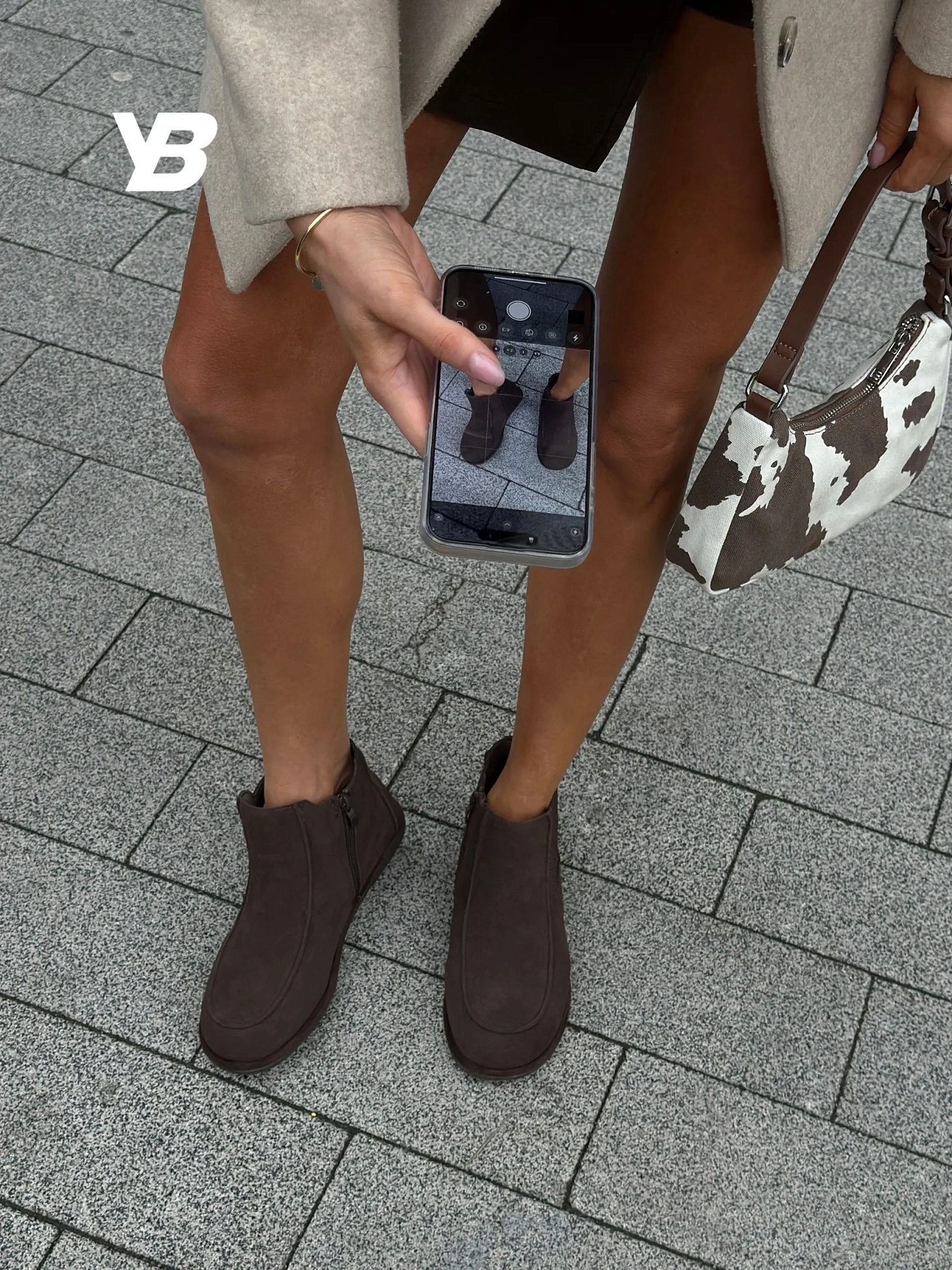 Ботинки женские натуральная замша шерсть