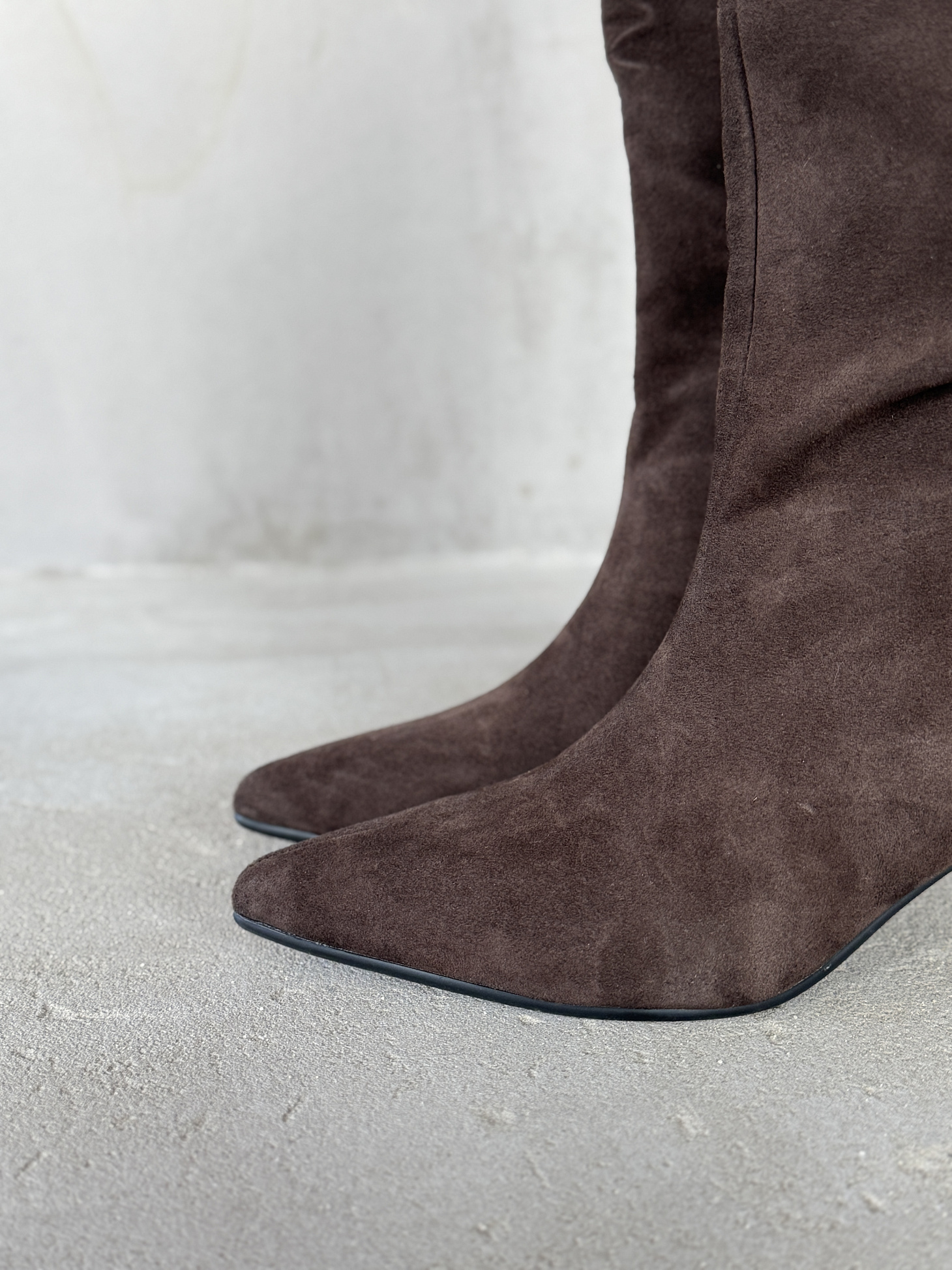 Сапоги женские натуральная замша