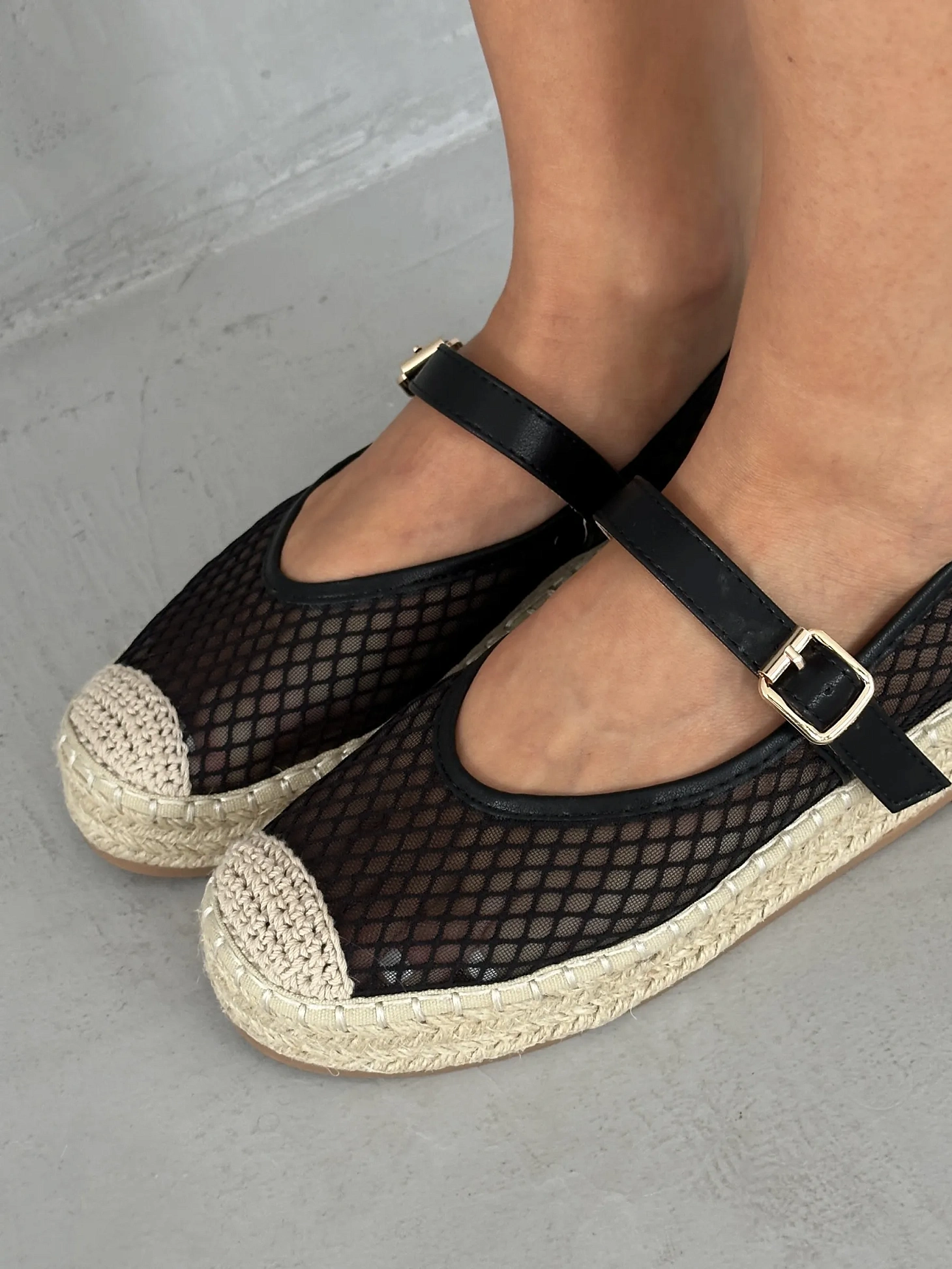 Балетки женские летние в сетку