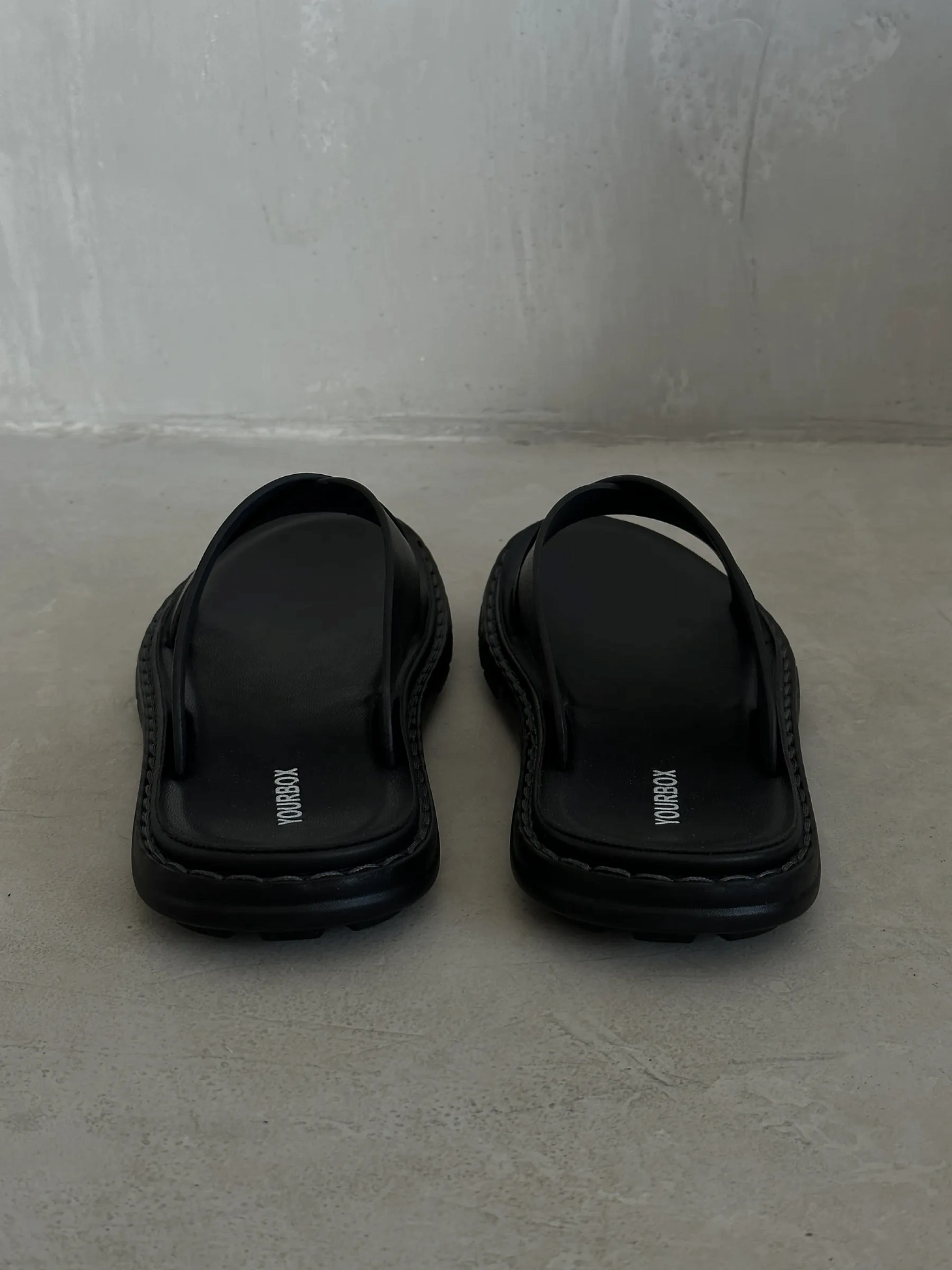 Летние шлепанцы мужские пантолеты на платформе