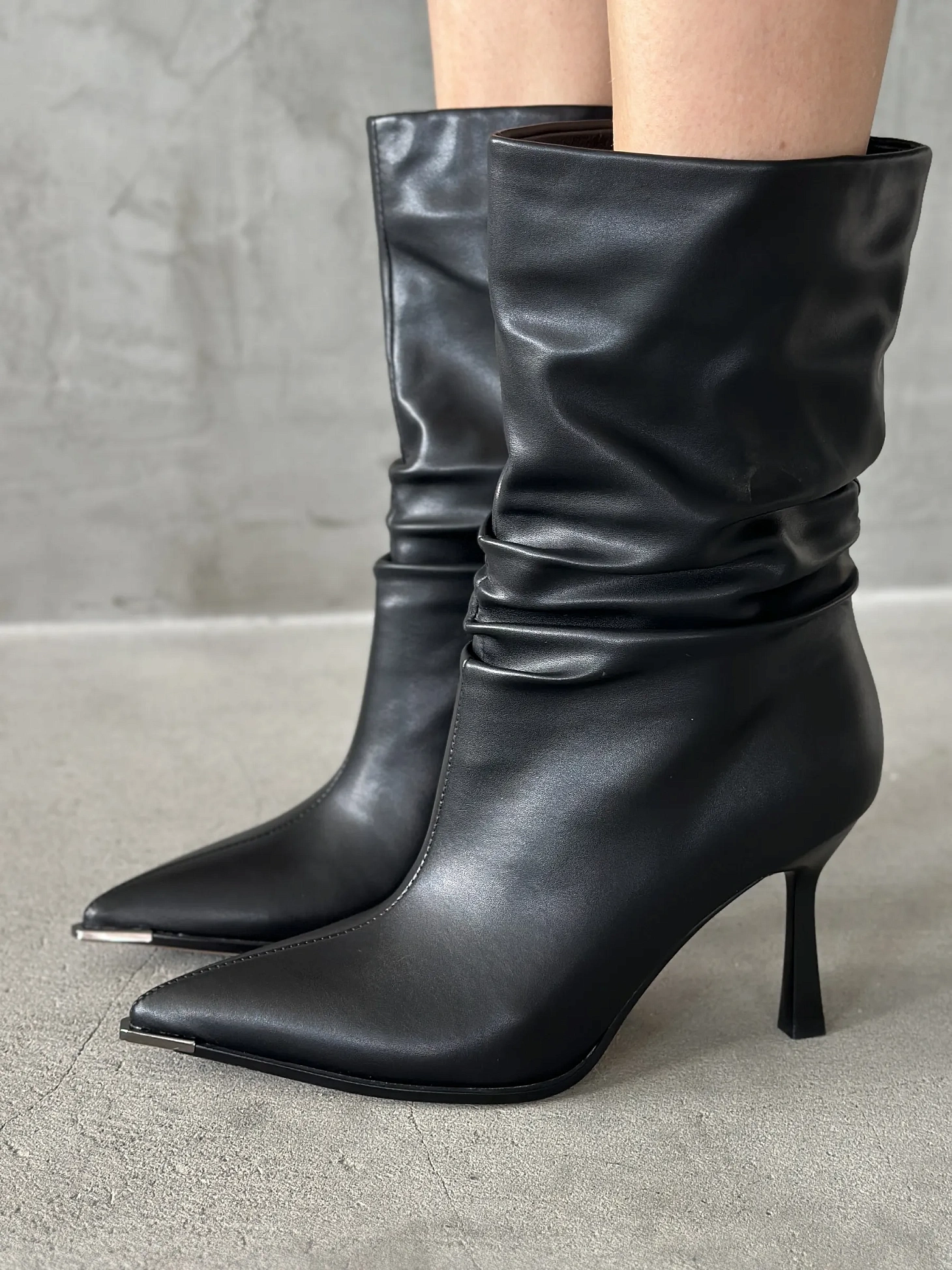 Ботильоны женские экокожа