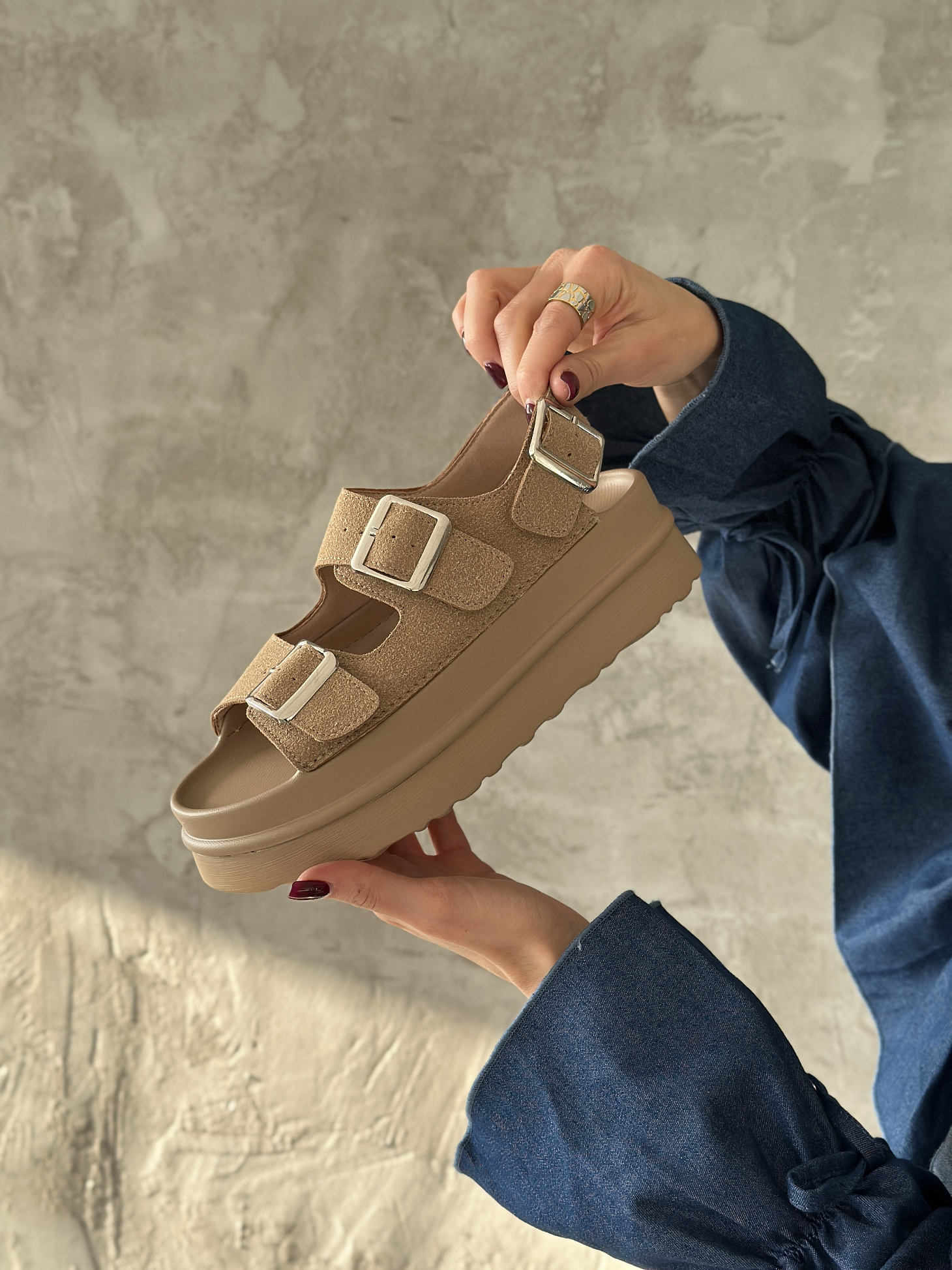 Босоножки женские экокожа