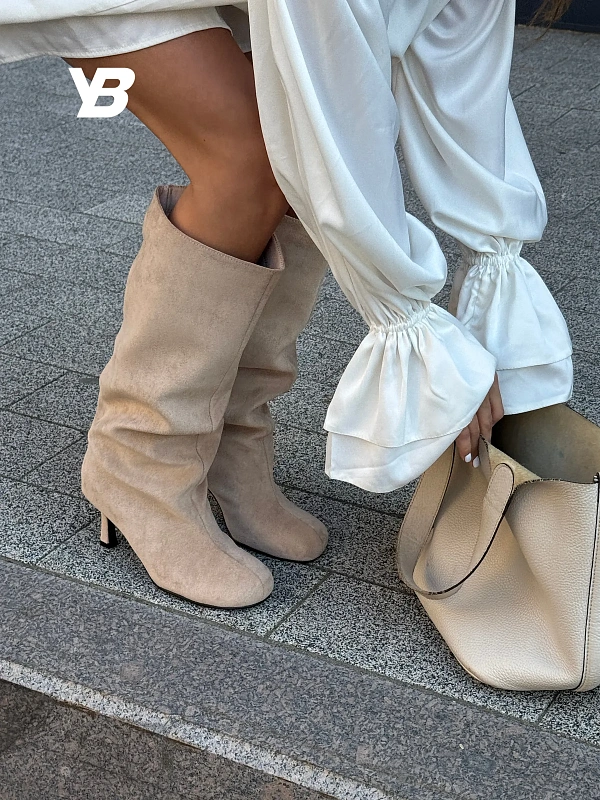 Сапоги женские текстиль