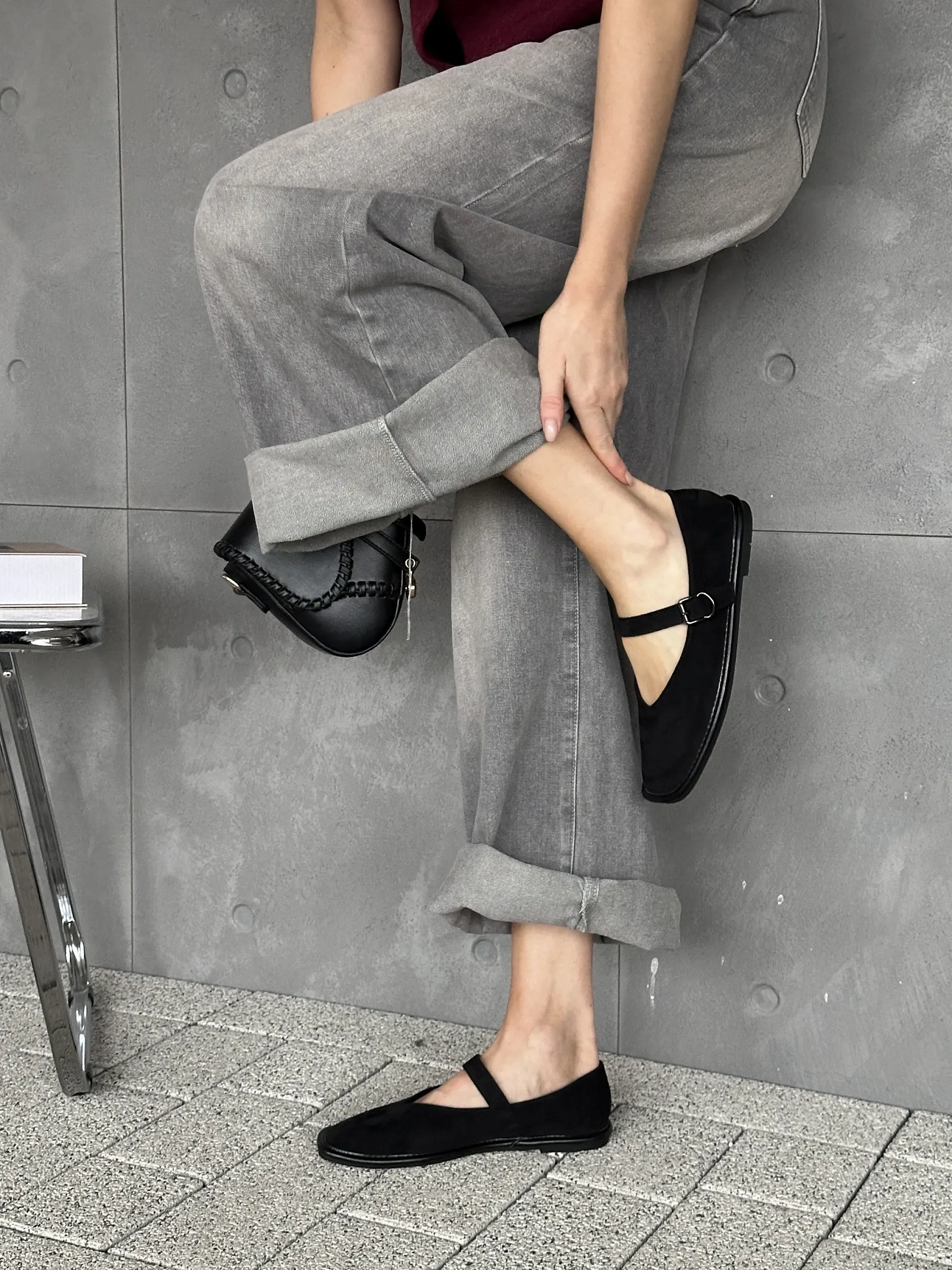 Балетки женские летние мэри джейн