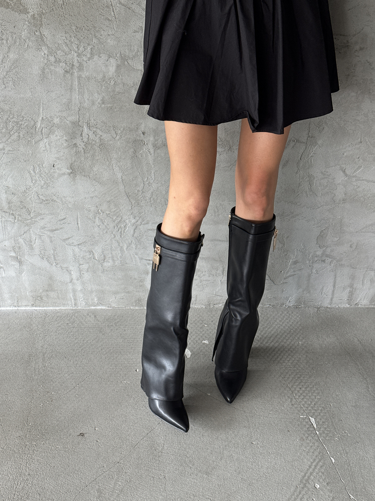 Сапоги женские экокожа