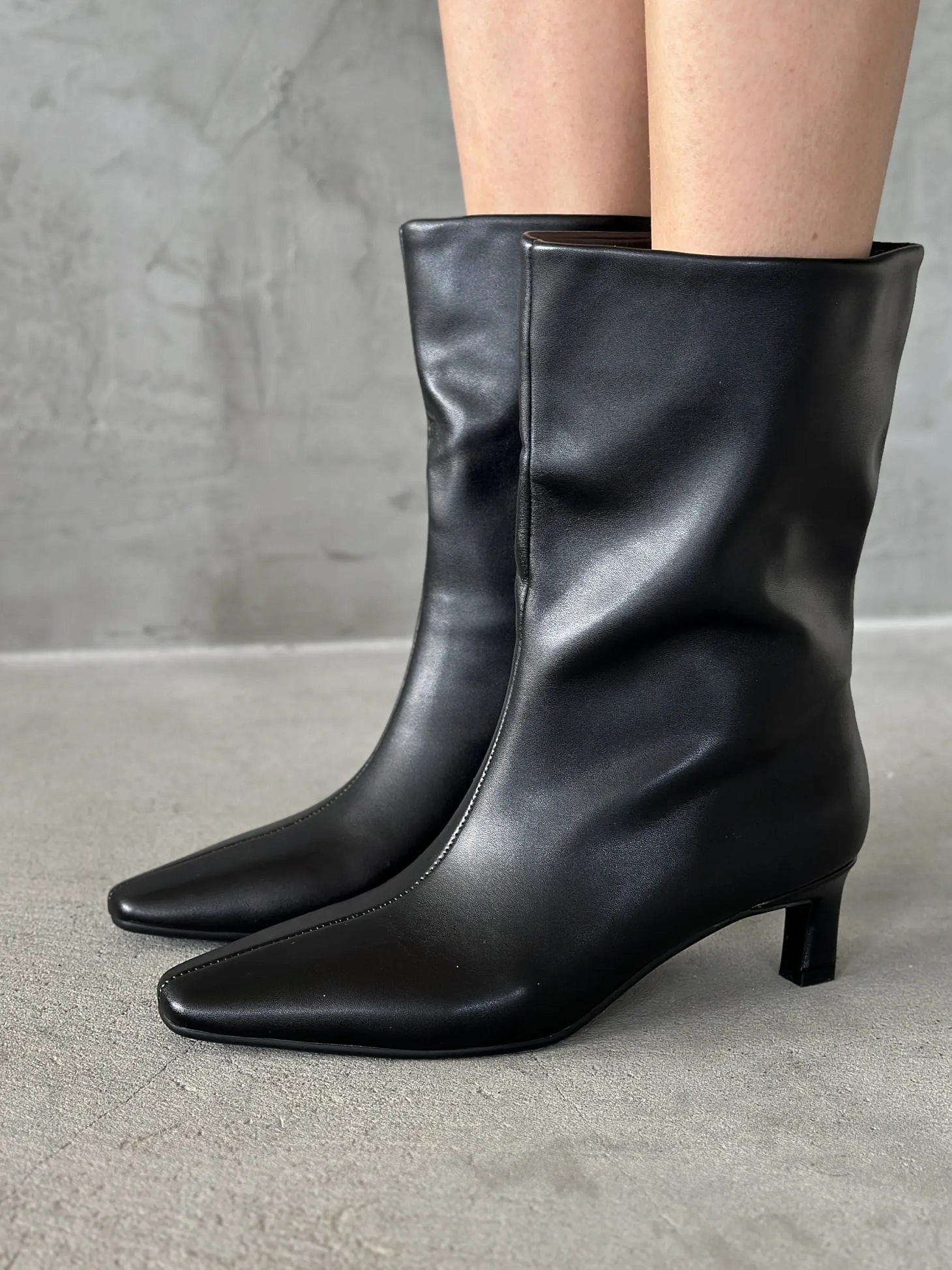 Ботильоны женские экокожа