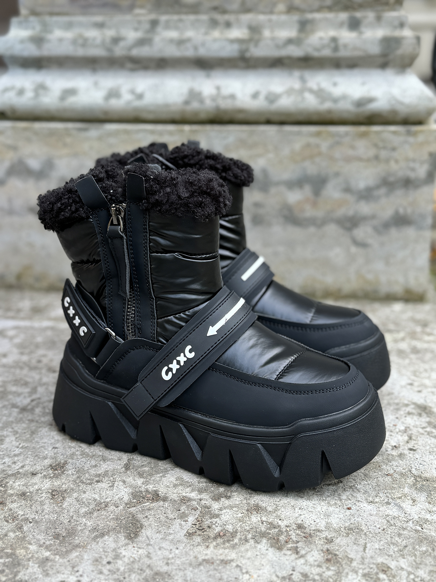 Ботинки детские текстиль шерсть