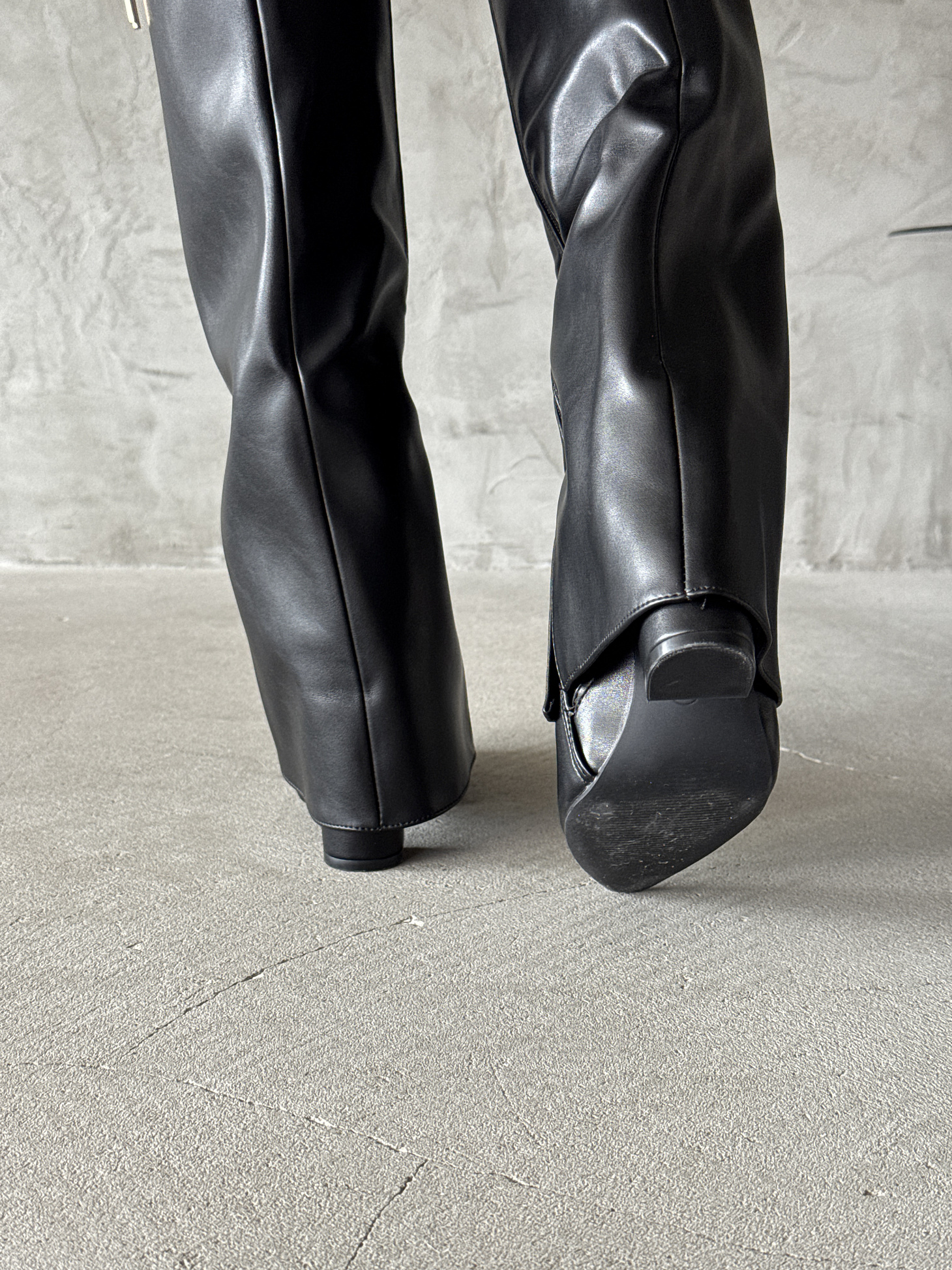 Сапоги женские экокожа