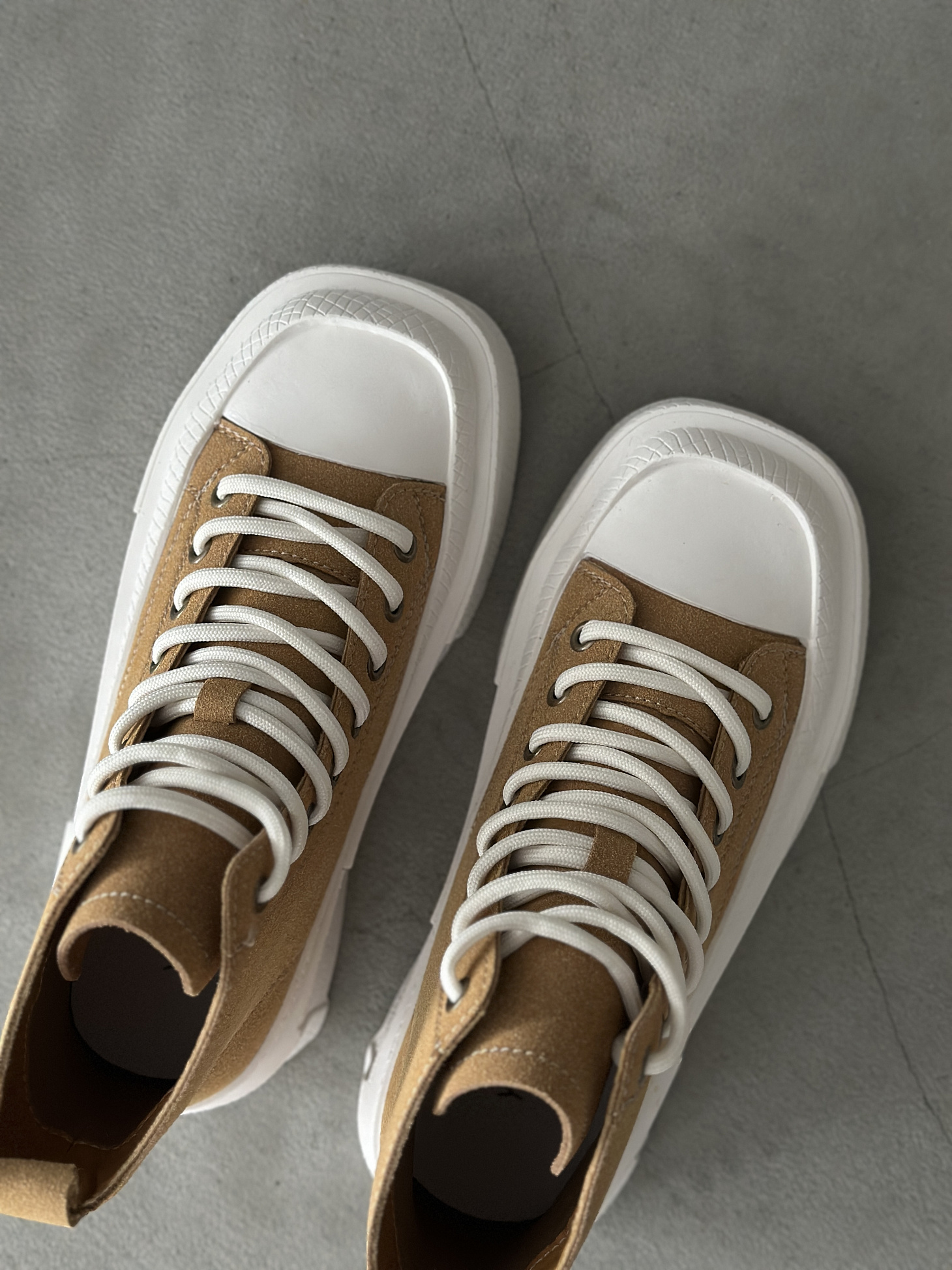 Кеды женские экозамша