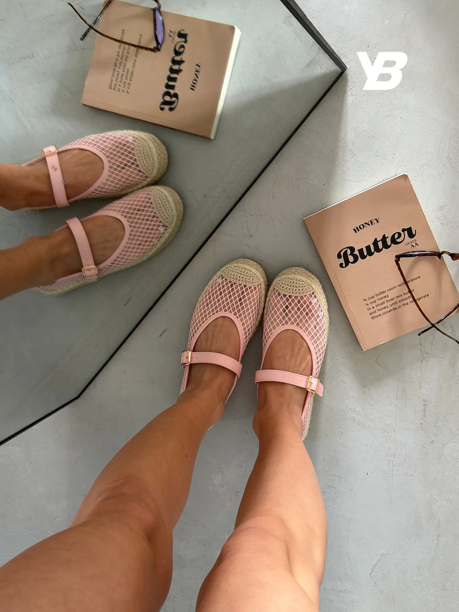 Балетки женские летние в сетку