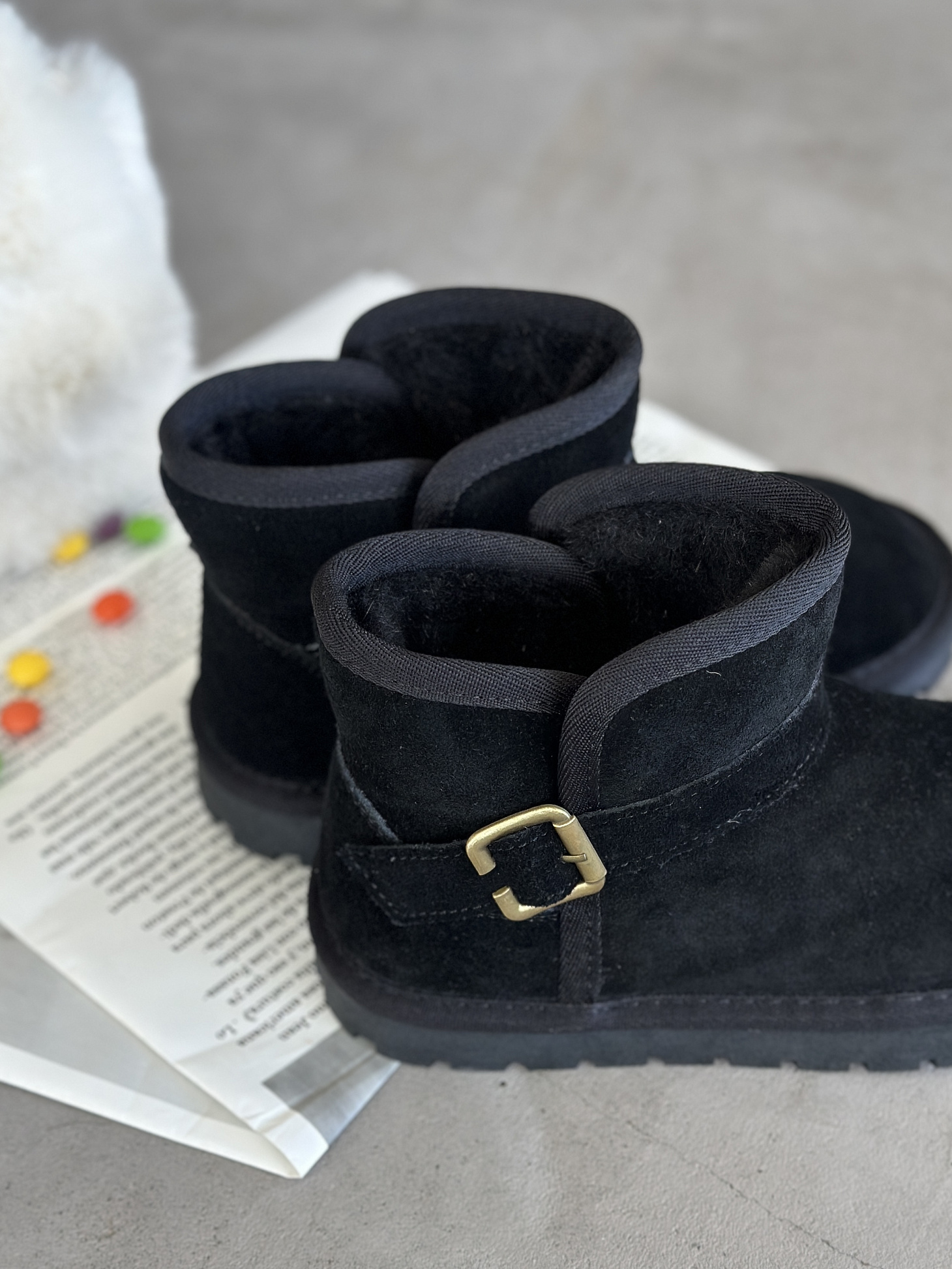 Угги детские натуральная замша шерсть