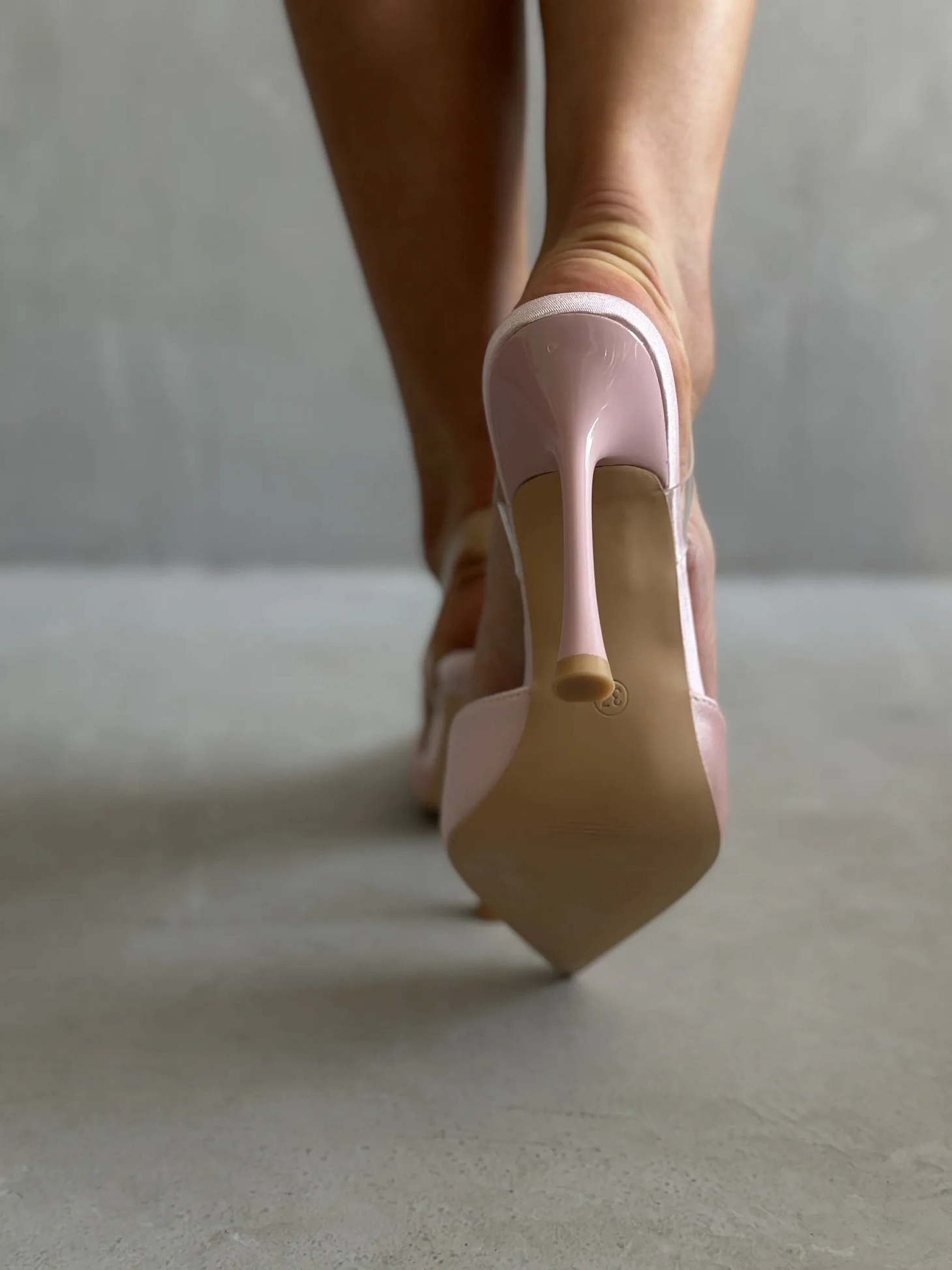 Туфли на высоком каблуке мюли лодочки