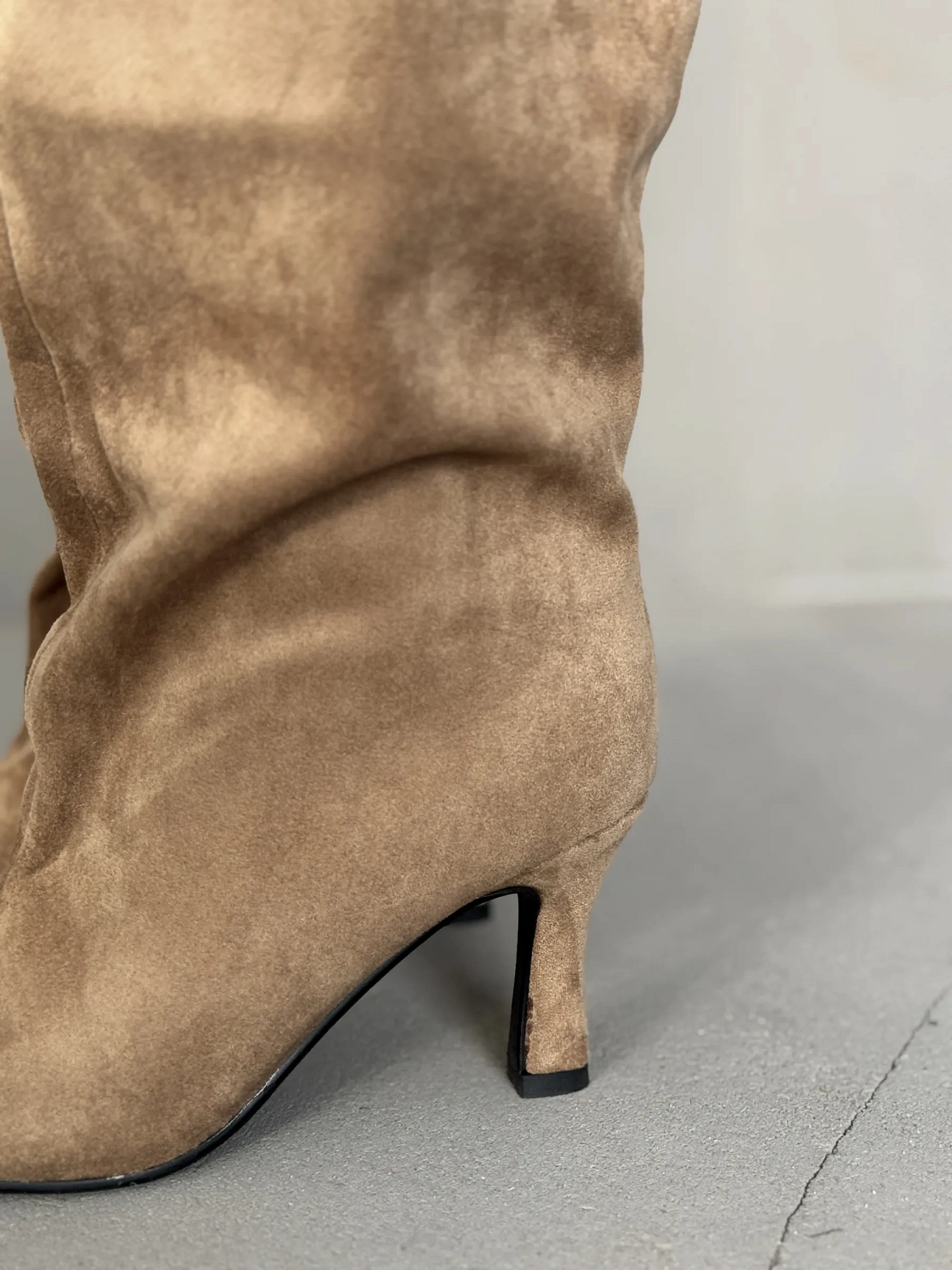 Сапоги женские экозамша